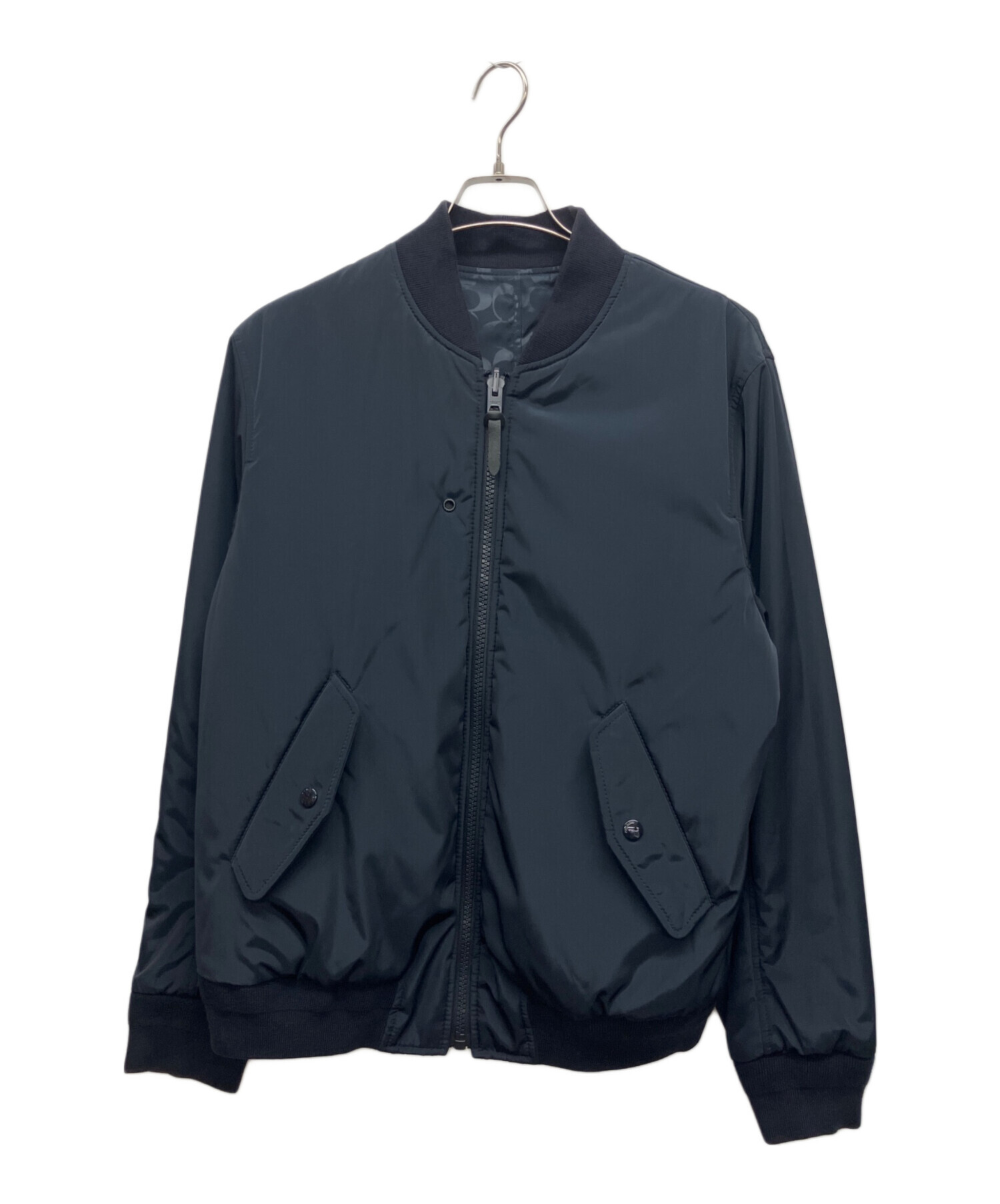 中古・古着通販】COACH (コーチ) MA-1ジャケット ネイビー サイズ:記載