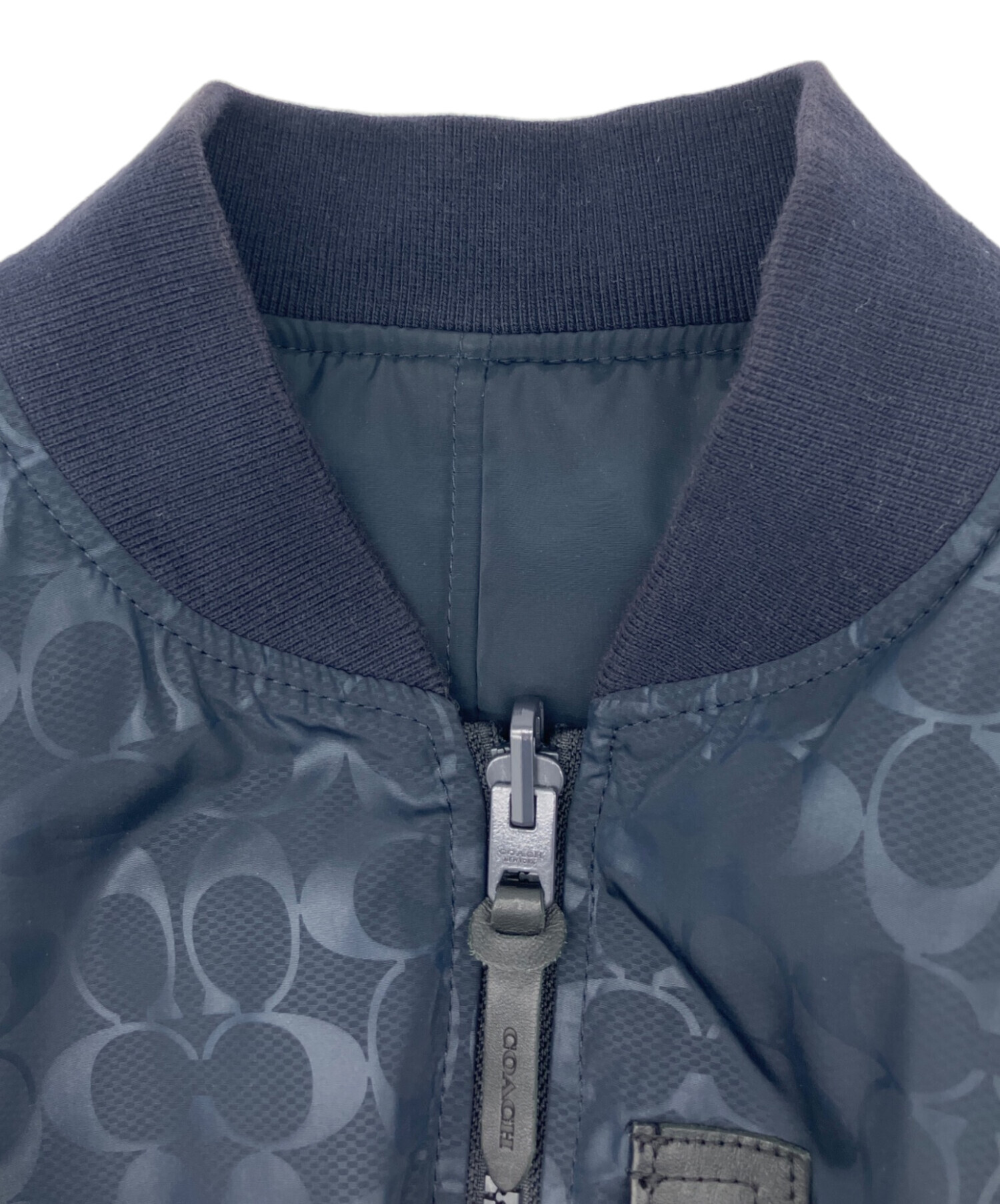 中古・古着通販】COACH (コーチ) MA-1ジャケット ネイビー サイズ:記載