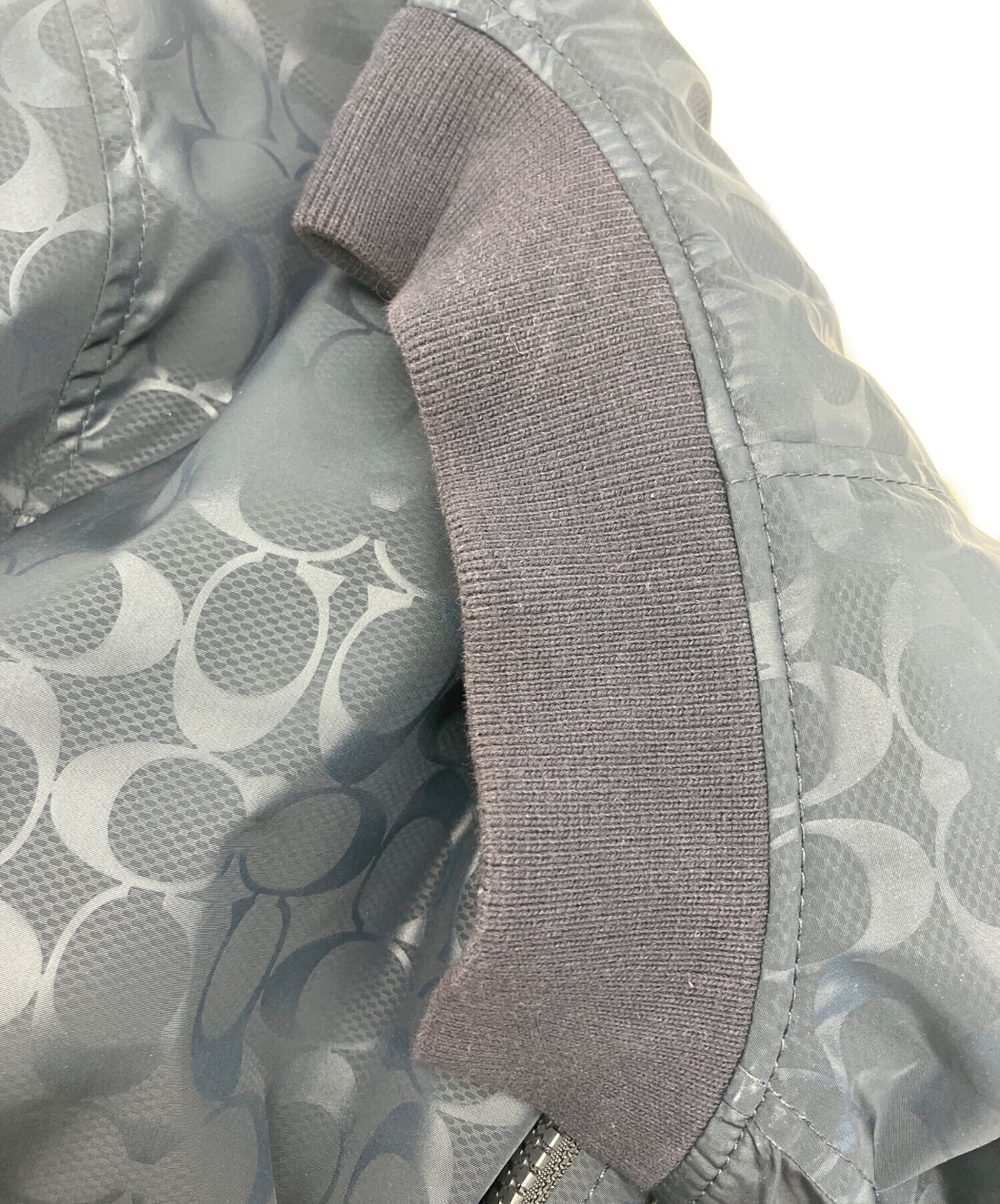 中古・古着通販】COACH (コーチ) MA-1ジャケット ネイビー サイズ:記載