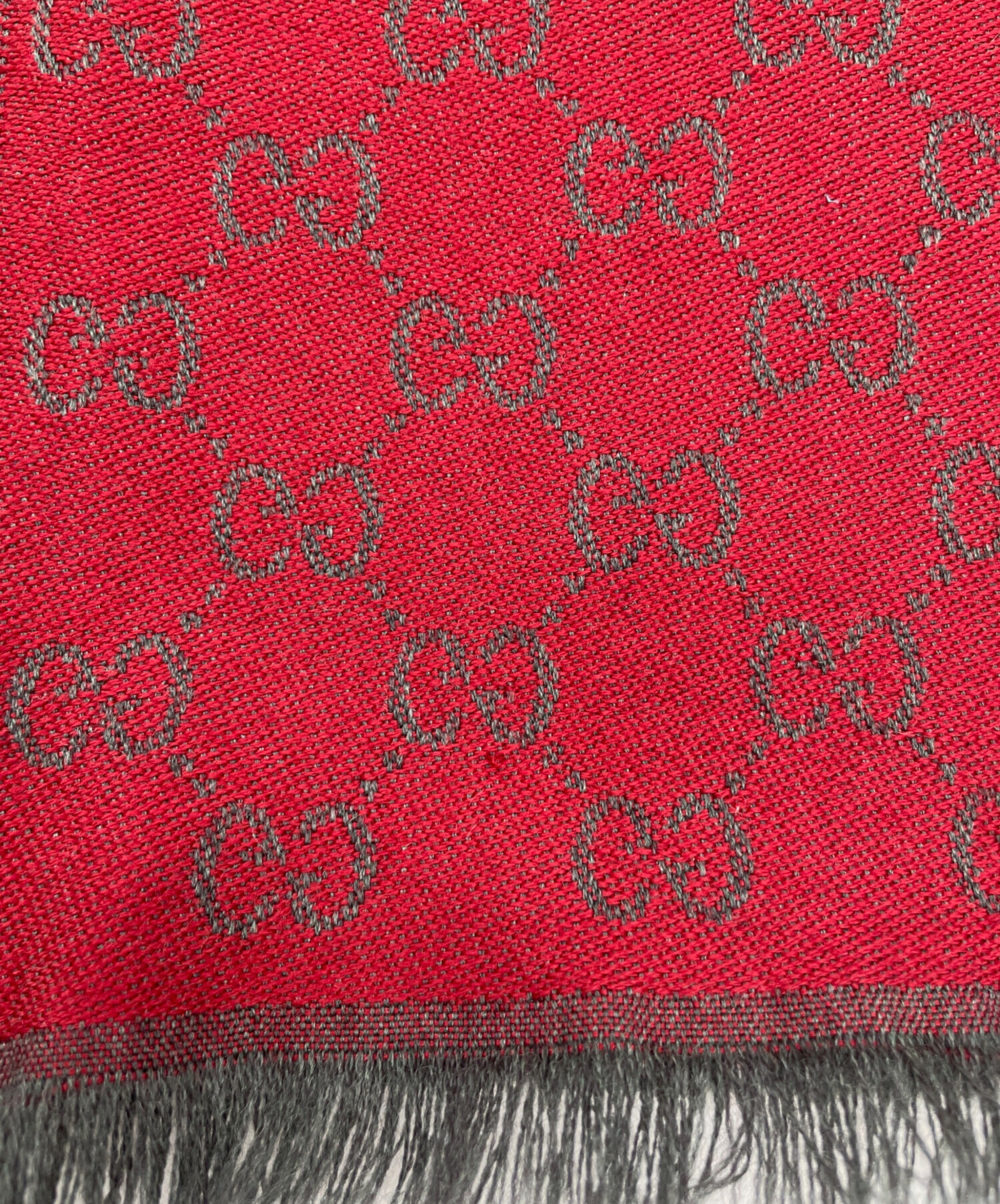 中古・古着通販】GUCCI (グッチ) マフラー レッド｜ブランド・古着通販