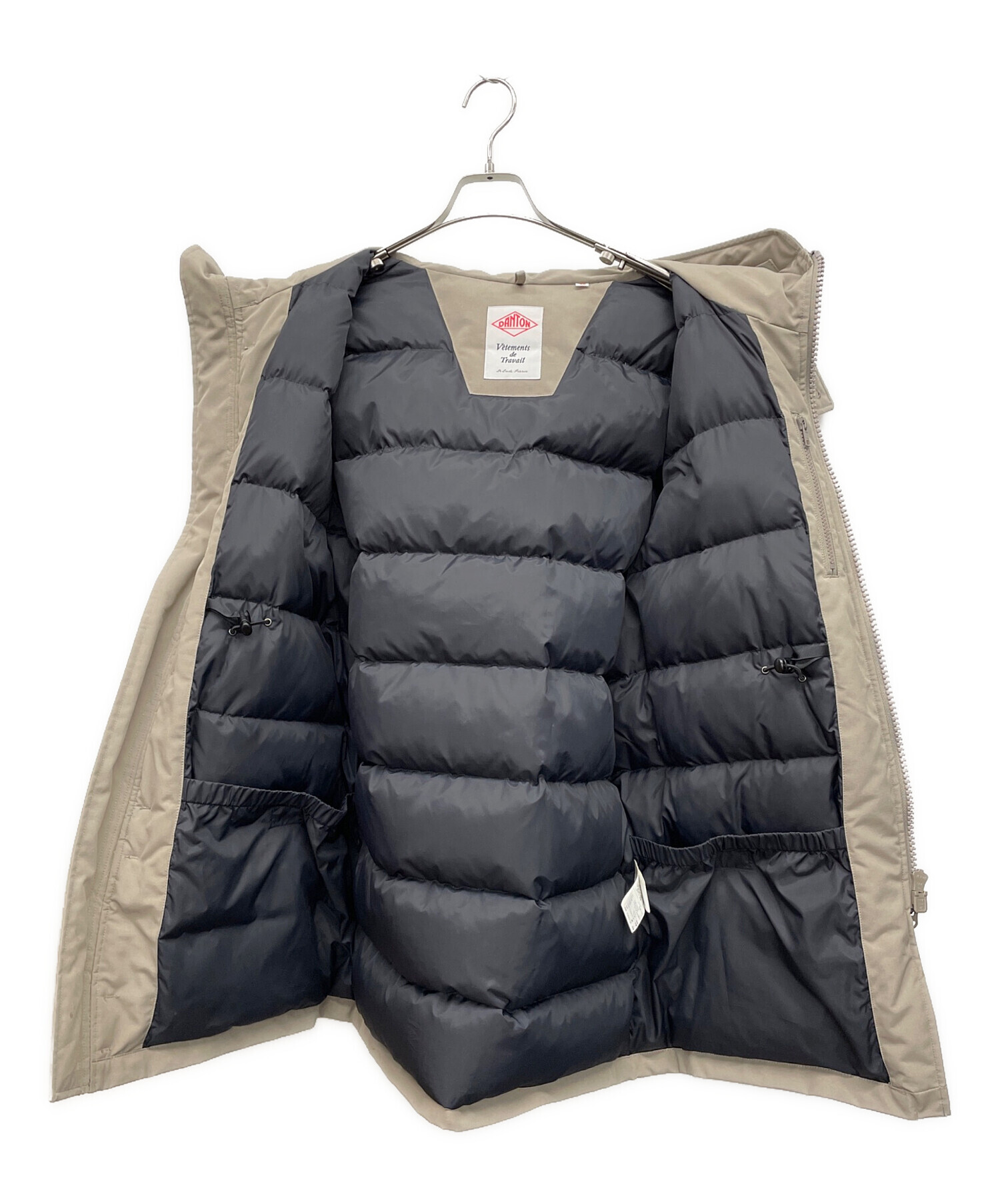 中古・古着通販】DANTON (ダントン) ダウンコート ベージュ サイズ:42 