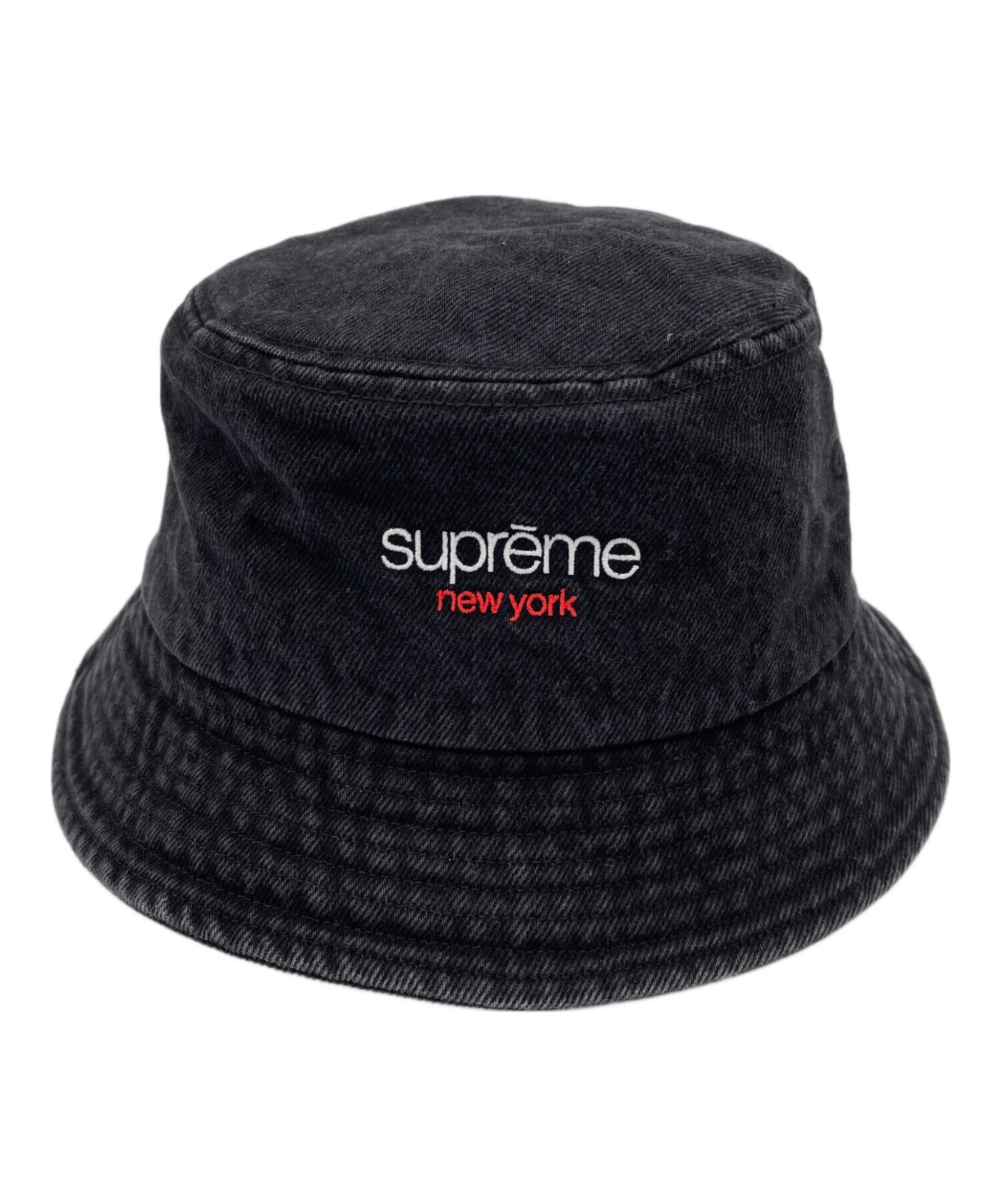 Supreme シュプリームDenim Crusher S／M Supreme シュプリーム 2023SS Frayed Patchwork Denim Crusher Hat
