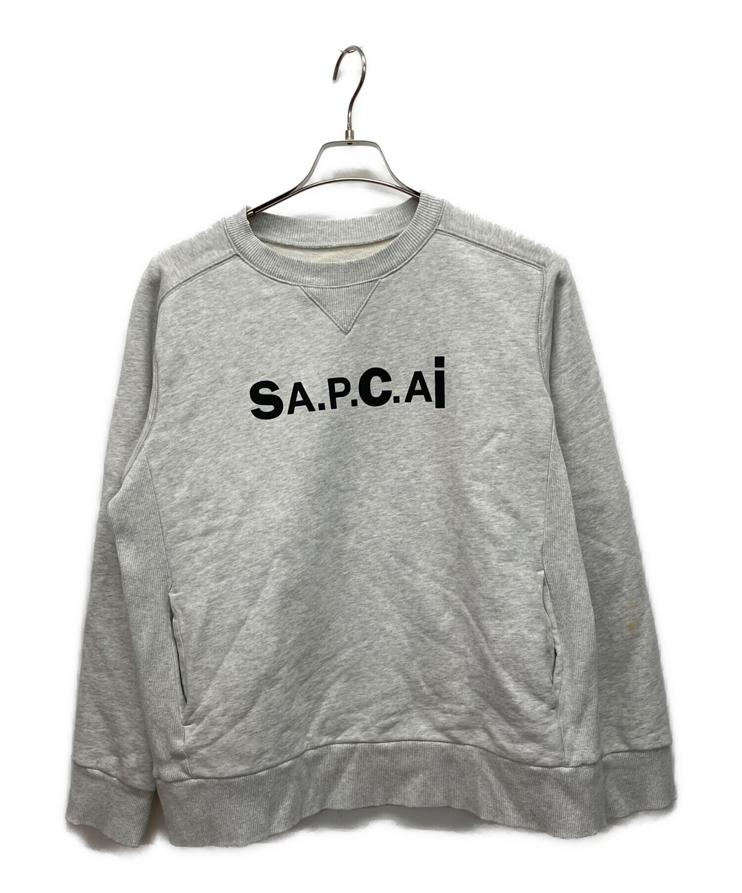 A.P.C. sacai グレー スウェット S メンズ ファッション 【公式通販】