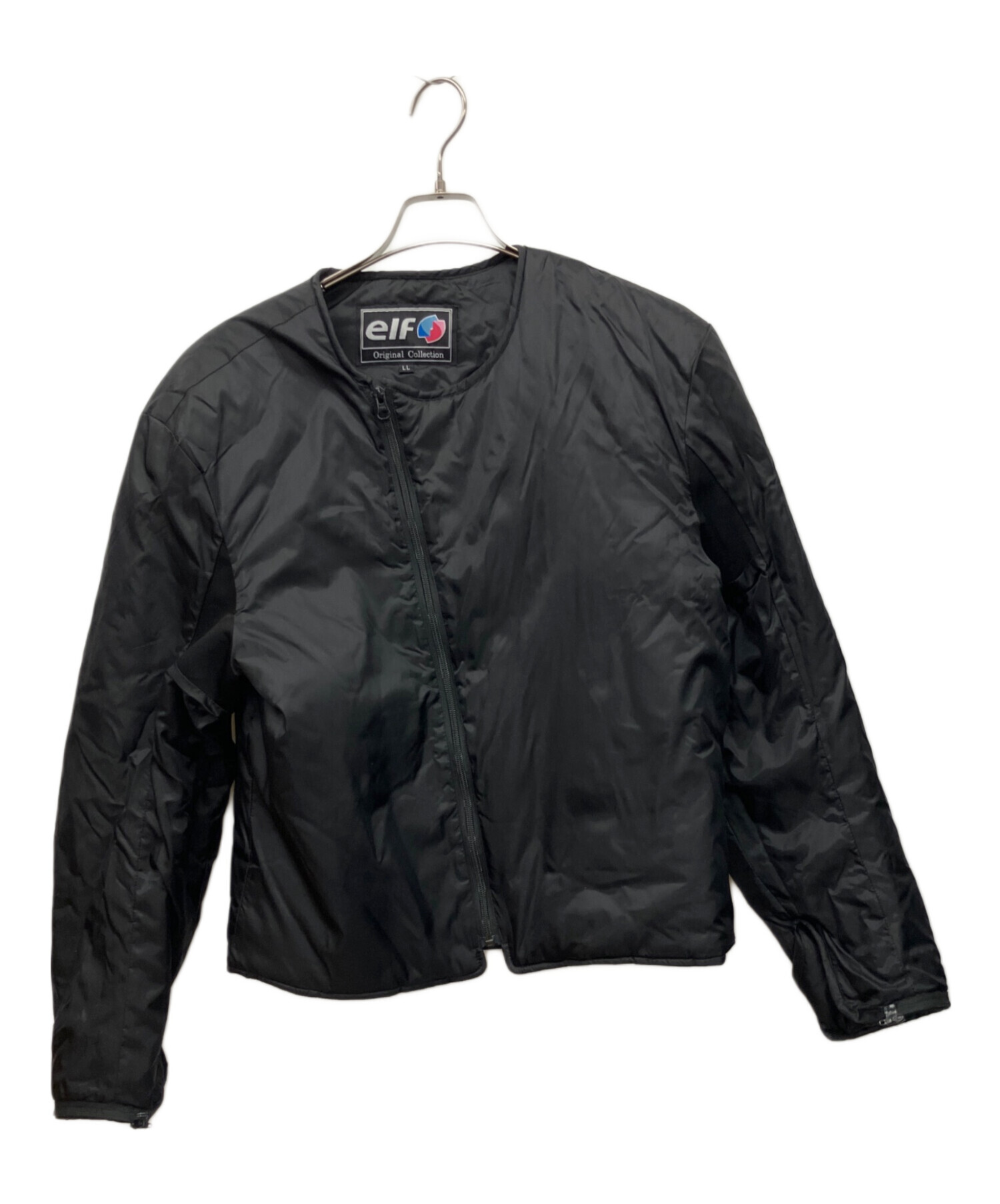 中古・古着通販】elf (エルフ) バイクジャケット ブラック サイズ:LL