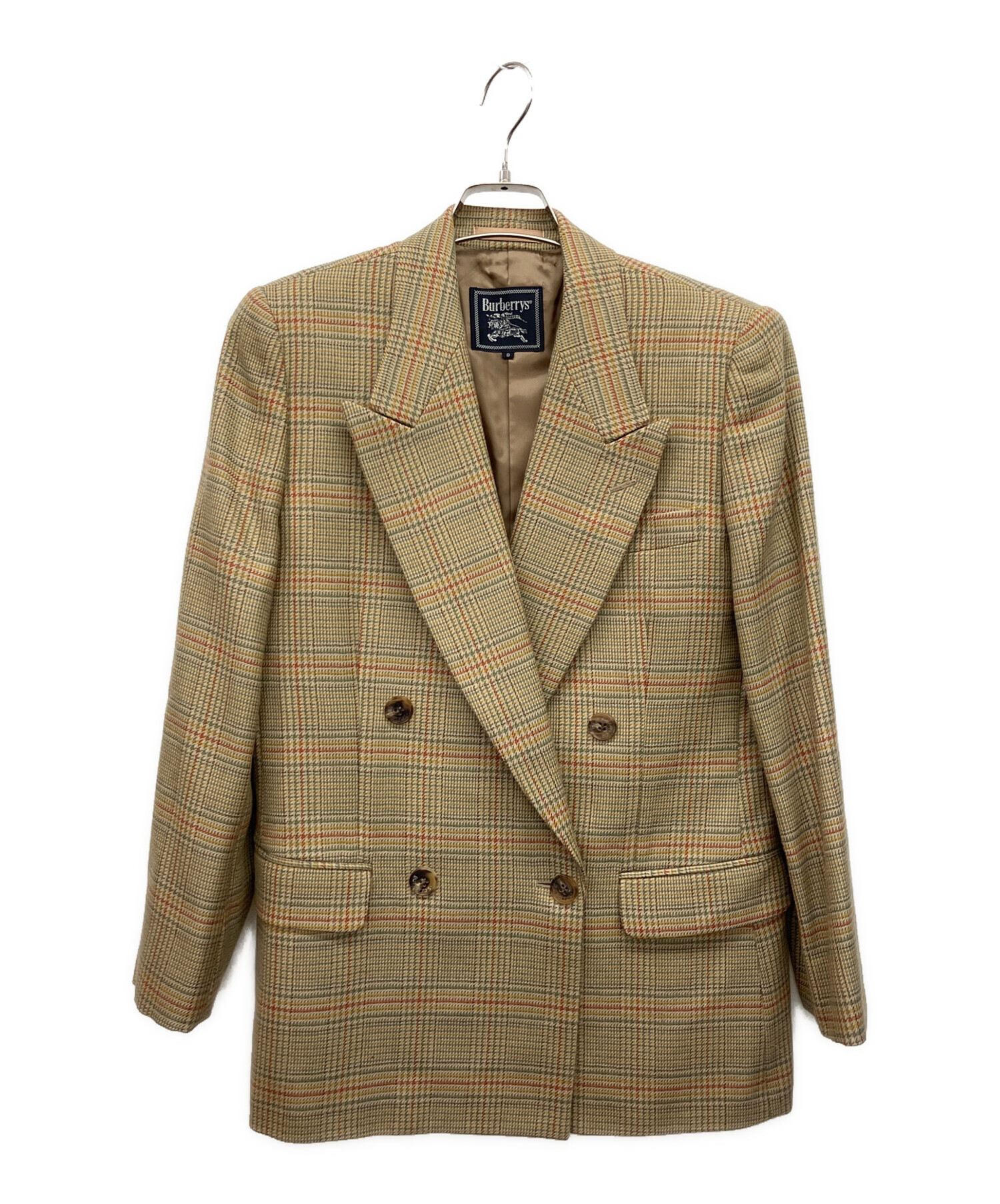 BURBERRY セットアップ ダブルスーツ ベージュ 【成人式】 中古・古着通販】Burberry's (バーバリーズ) セットアップスーツ