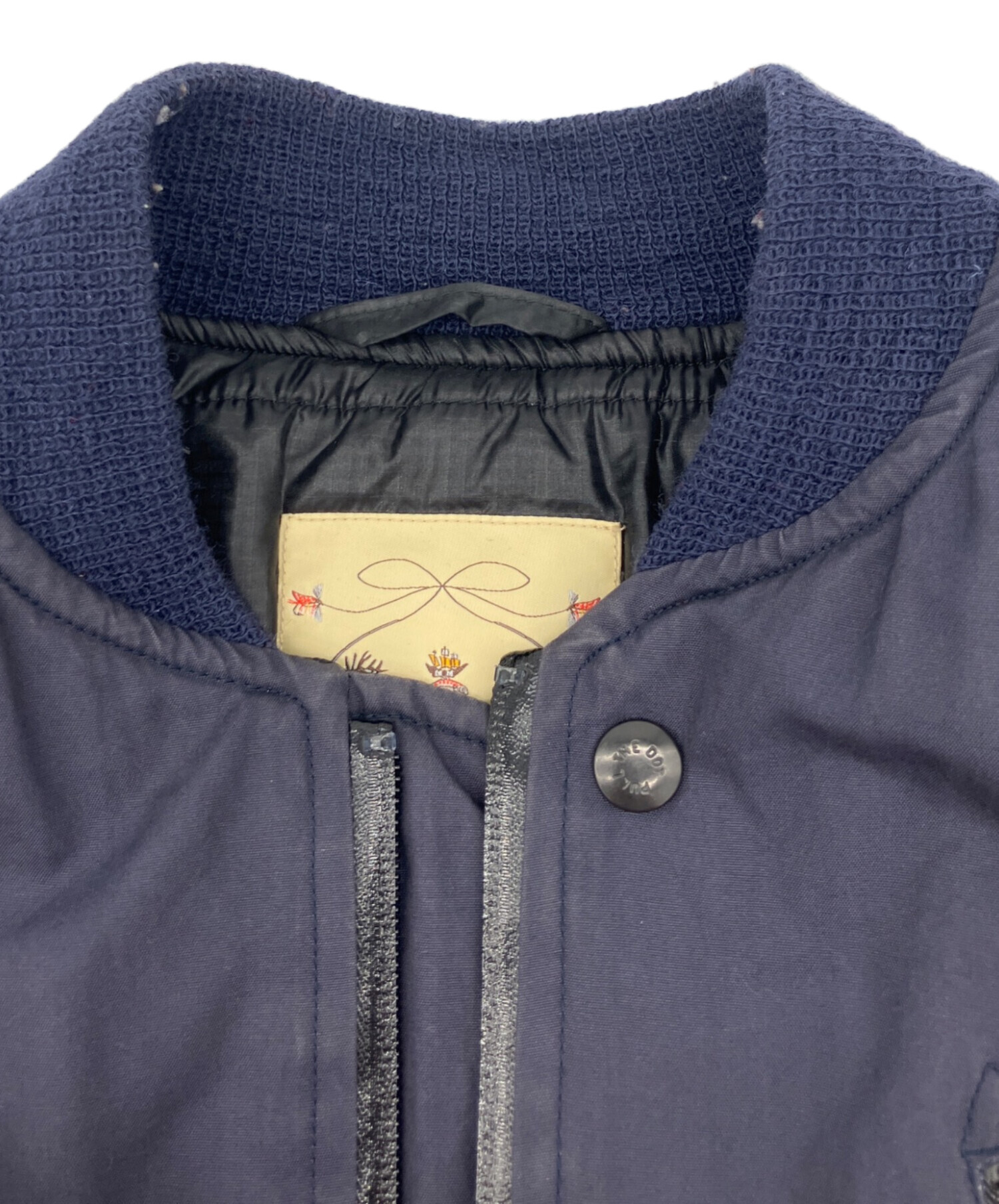 中古・古着通販】MONITALY (モニタリー) MA-1ジャケット ネイビー