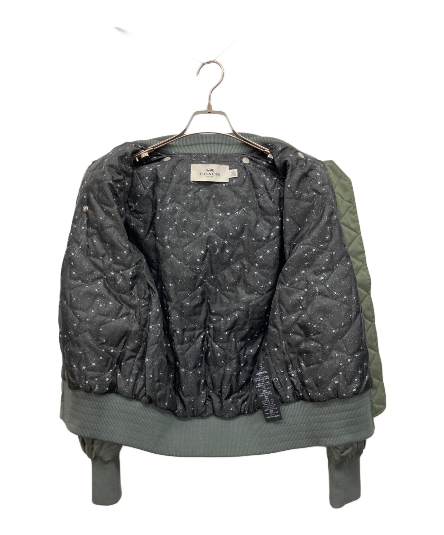 中古・古着通販】COACH (コーチ) フライトジャケット カーキ サイズ:S