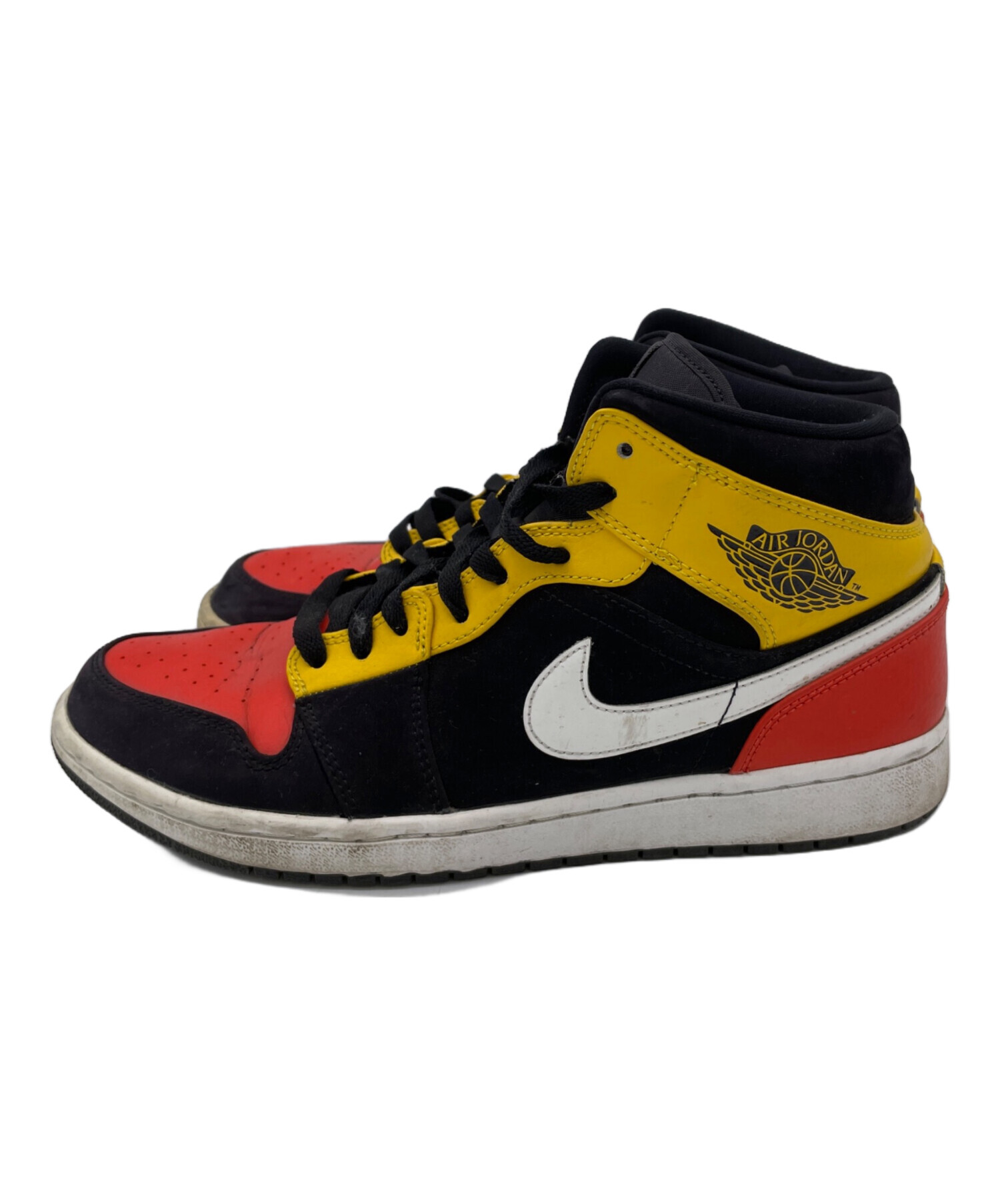 中古・古着通販】NIKE (ナイキ) AIR JORDAN1 イエロー×ブラック サイズ 