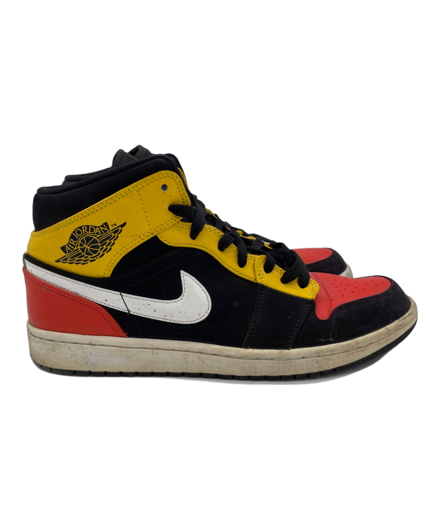 中古・古着通販】NIKE (ナイキ) AIR JORDAN1 イエロー×ブラック サイズ