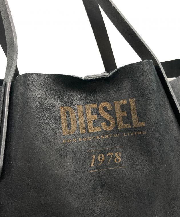 中古・古着通販】DIESEL (ディーゼル) レザースタッズトートバッグ