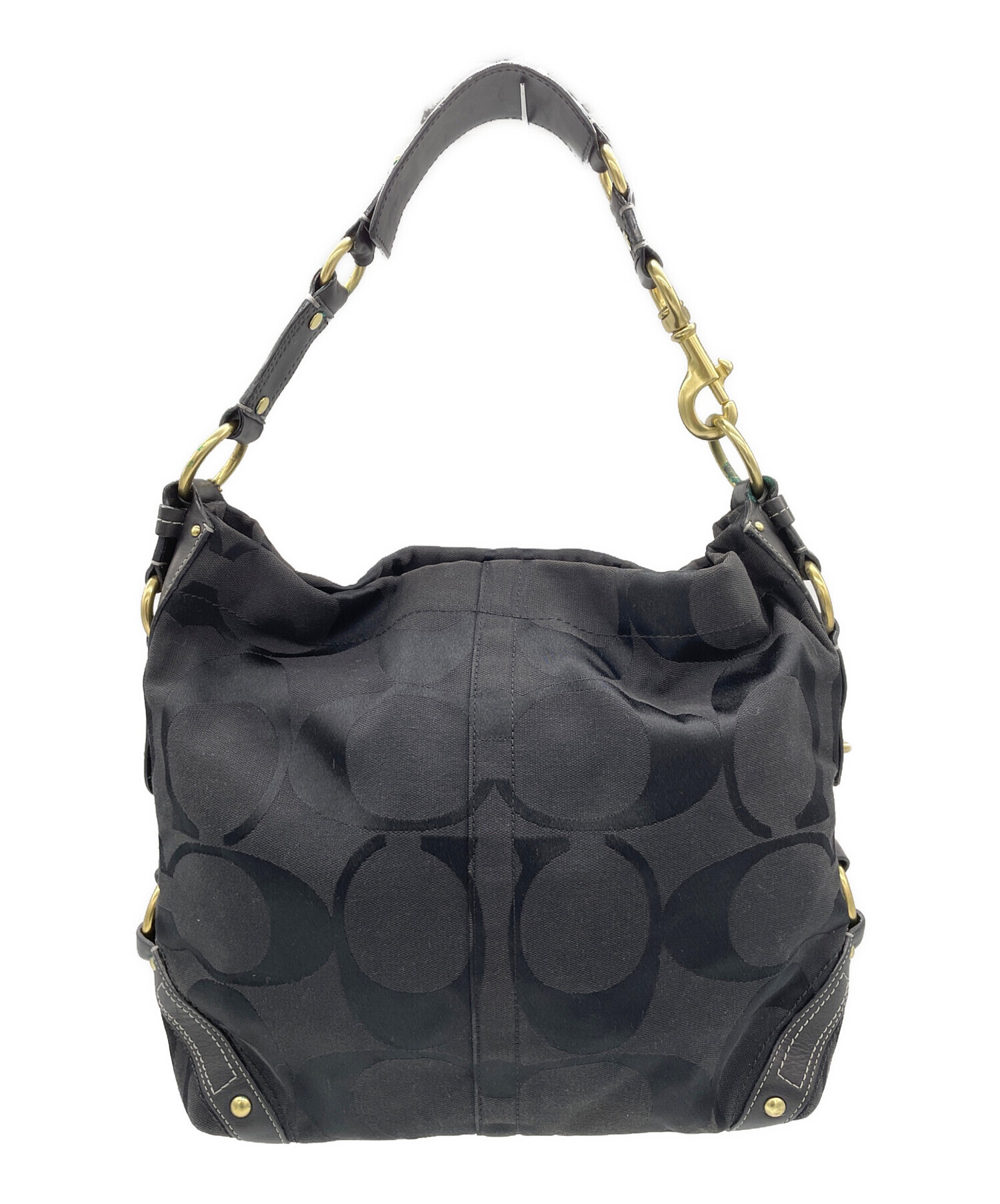 【新品・未使用】COACH ショルダーバッグ コーチ ショルダーバッグ ブラック CCO65 未使用 美品 PVC レザー S