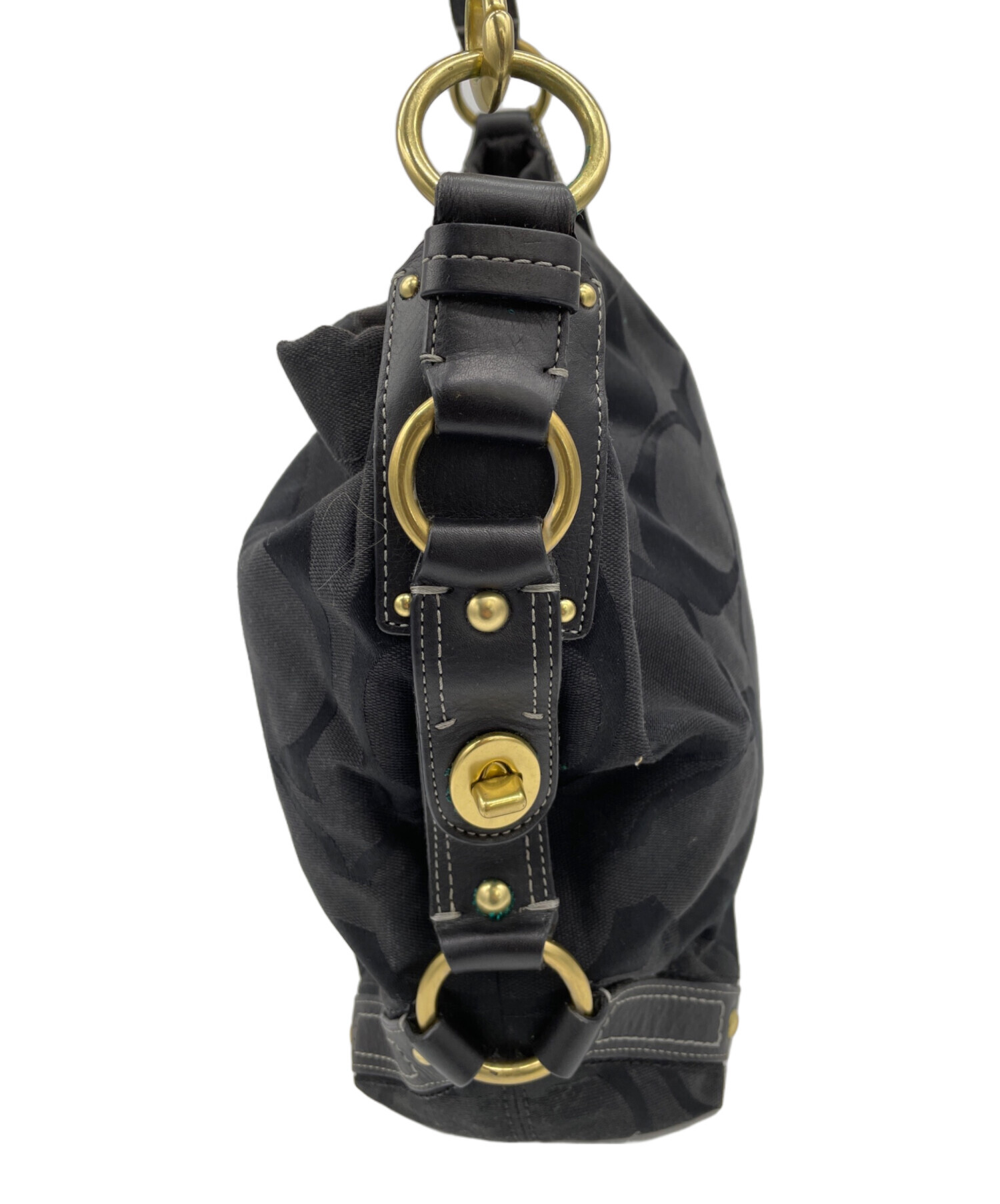 コーチ　バックパック　　ショルダーバッグ　斜めがけバッグ　新品未使用 中古・古着通販】COACH (コーチ) ショルダーバッグ ブラック｜ブランド