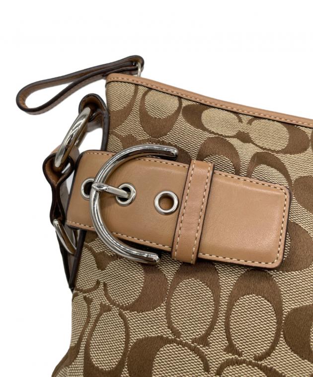 中古・古着通販】COACH (コーチ) ショルダーバッグ ブラウン｜ブランド