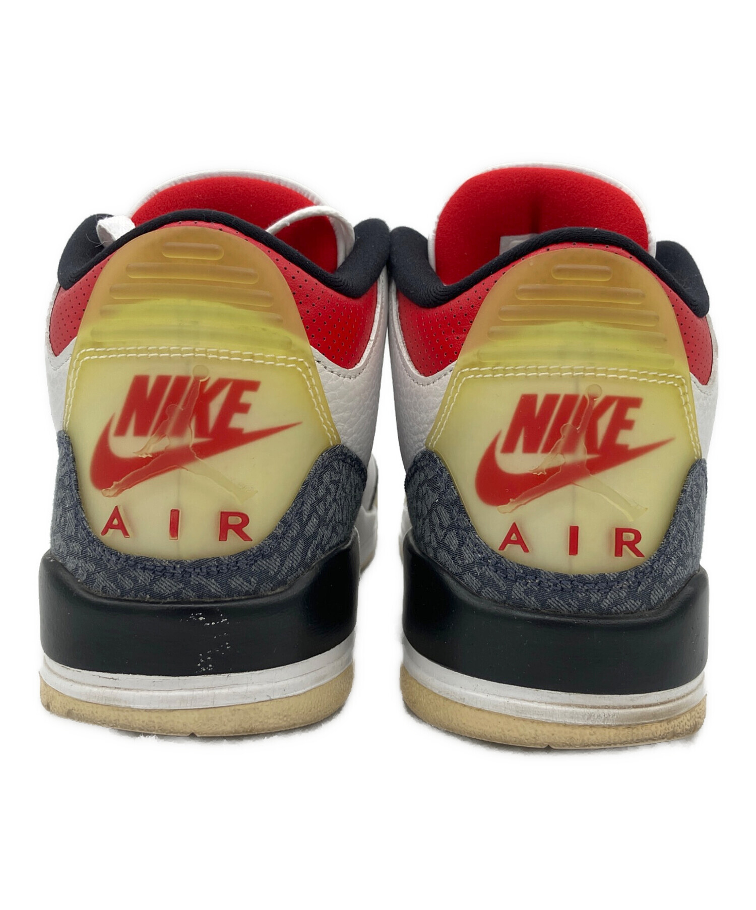 中古・古着通販】NIKE (ナイキ) スニーカー ホワイト×レッド サイズ:27