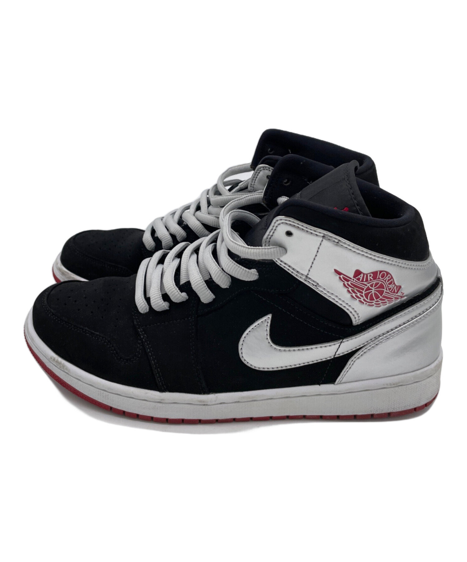 中古・古着通販】NIKE (ナイキ) Air Jordan 1 ブラック×シルバー 