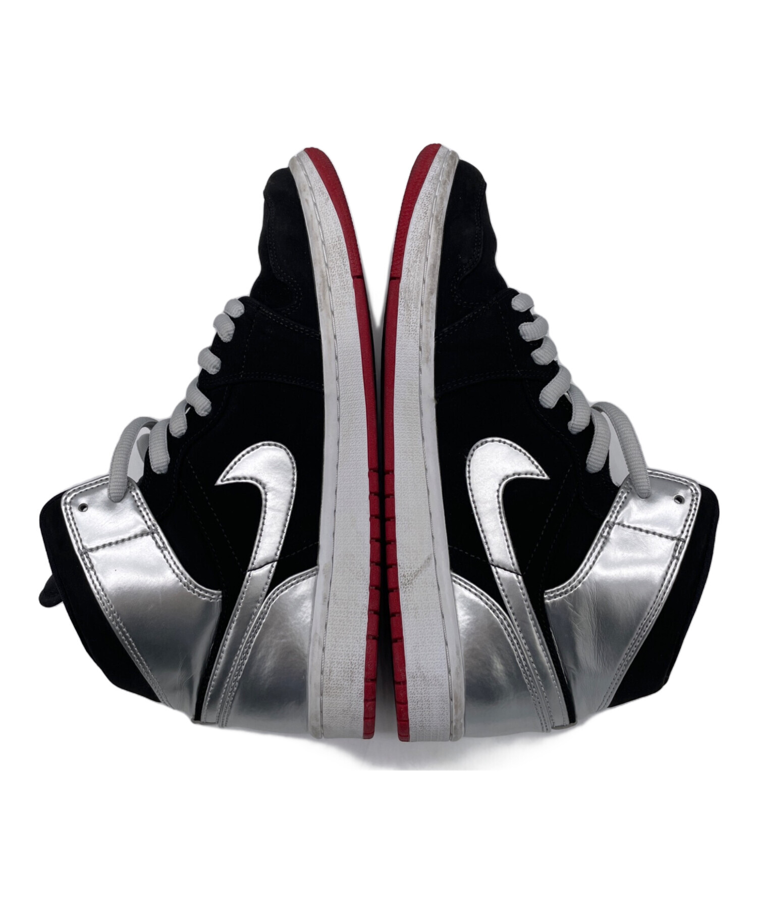 中古・古着通販】NIKE (ナイキ) Air Jordan 1 ブラック×シルバー 中古・古着通販】NIKE (ナイキ) Air Jordan 1 ブラック×シルバー