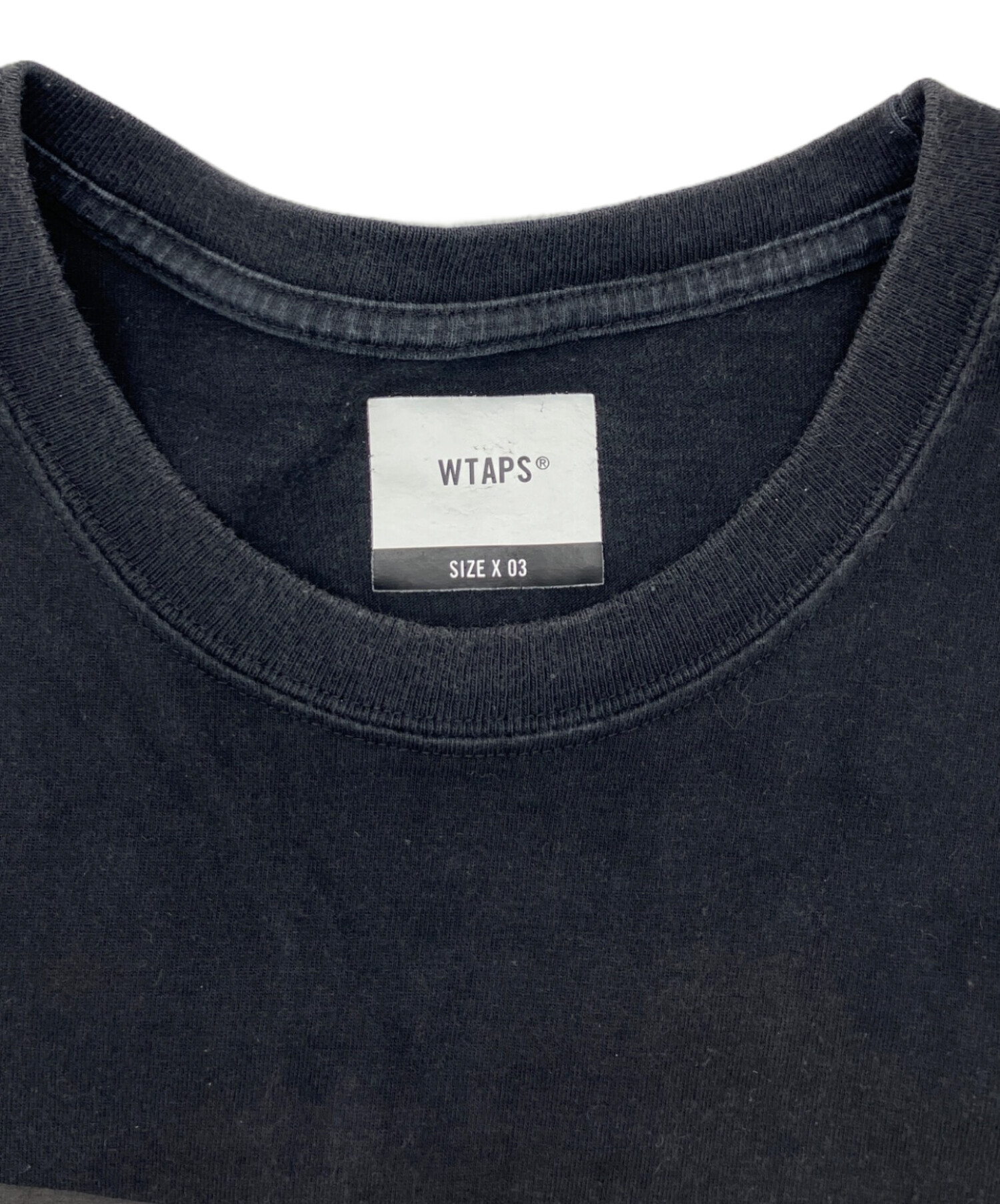 中古・古着通販】WTAPS (ダブルタップス) 半袖カットソー ブラック 