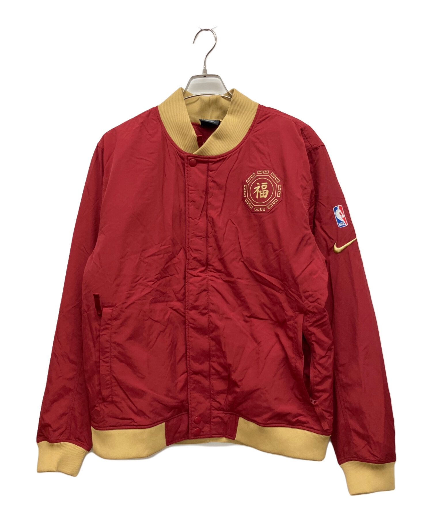 NIKE ナイロンジャケット　Ｌサイズ 未使用品 中古・古着通販】NIKE (ナイキ) ナイロンジャケット レッド サイズ:L