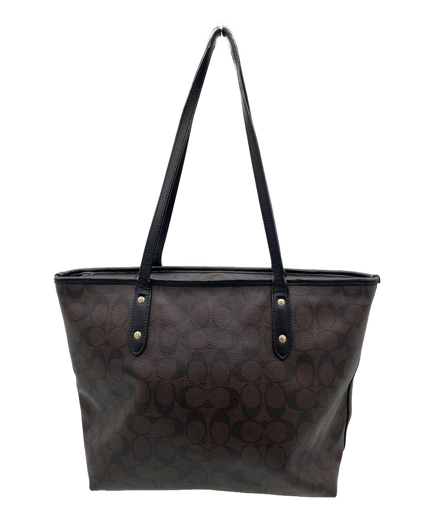 中古・古着通販】COACH (コーチ) トートバッグ ブラウン｜ブランド