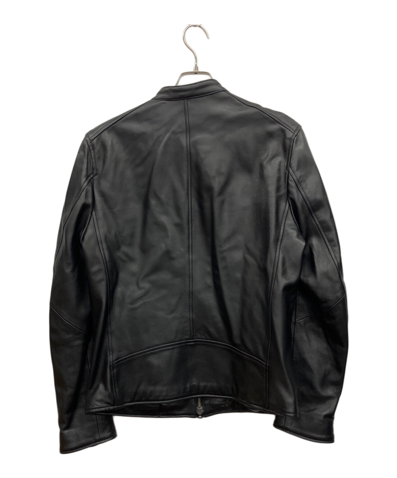 ナノユニバース　羊革　ラムレザー　ジャケット 中古・古着通販】nano・universe (ナノ・ユニバース) ラムレザー