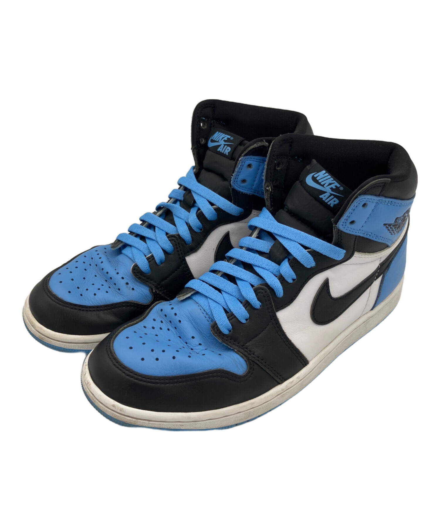 中古・古着通販】NIKE (ナイキ) Air Jordan 1 ブラック×ブルー サイズ 