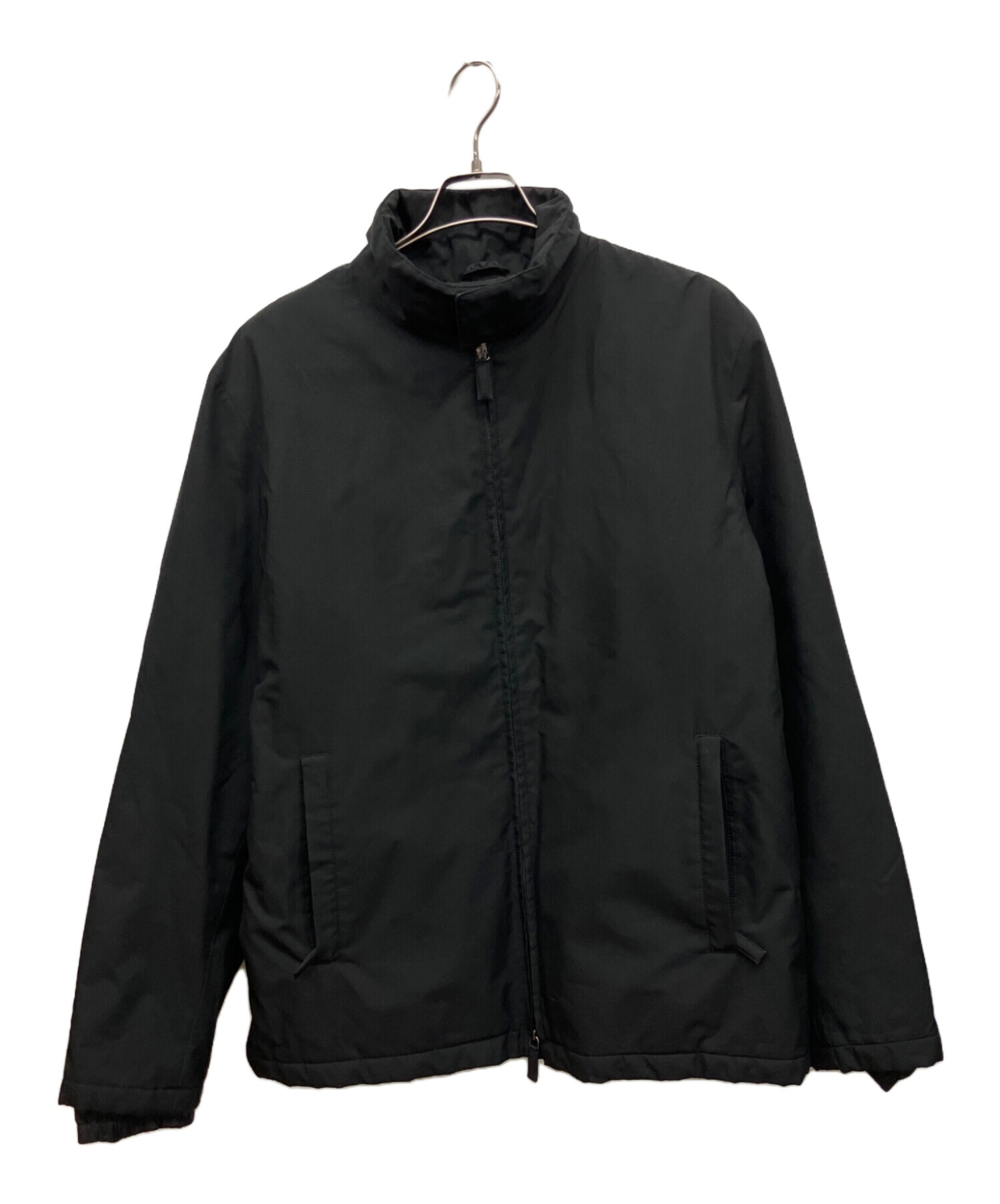 中古・古着通販】PRADA (プラダ) 中綿ジャケット ブラック サイズ:50 