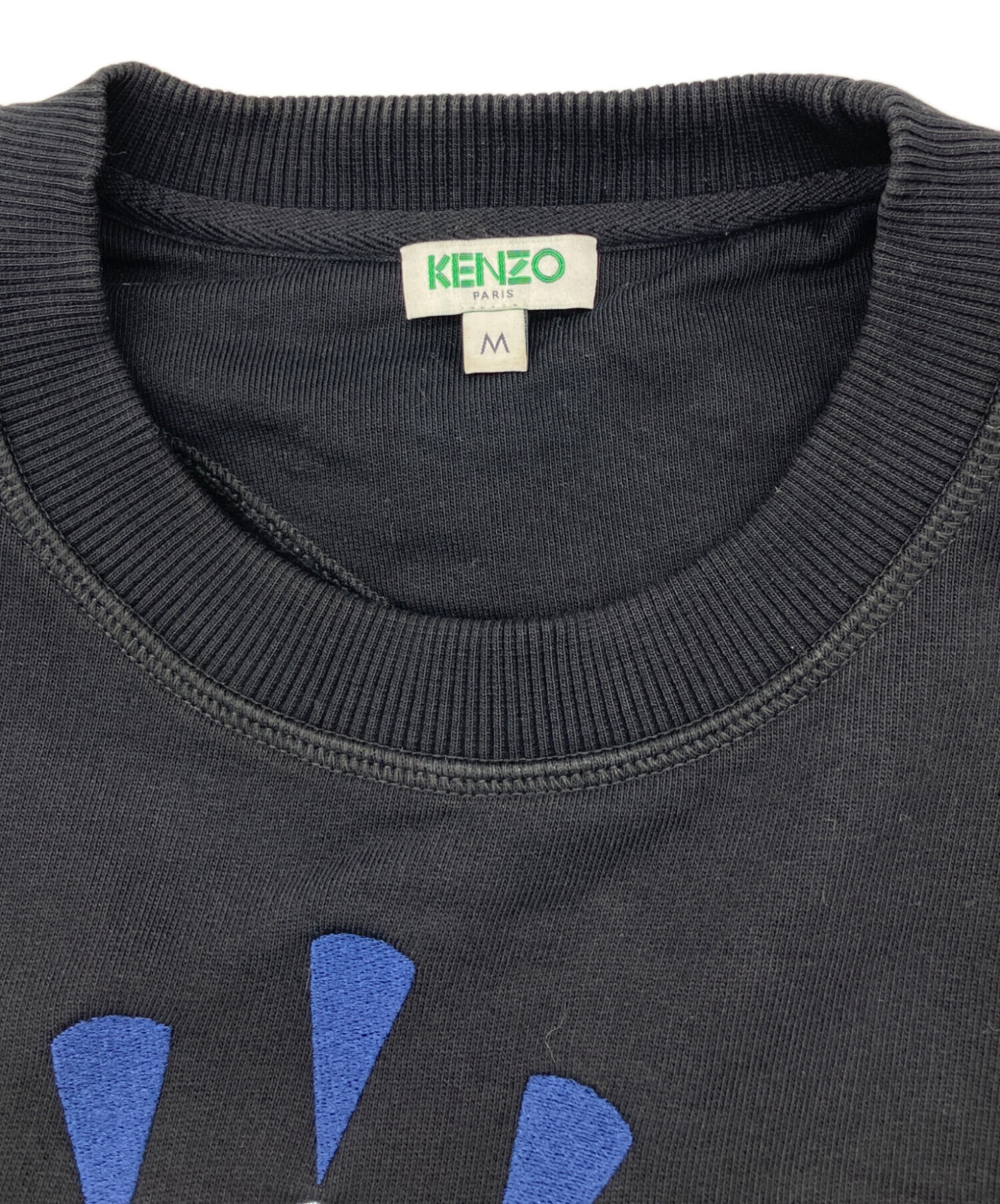 中古・古着通販】KENZO (ケンゾー) スウェットシャツ ブラック サイズ 