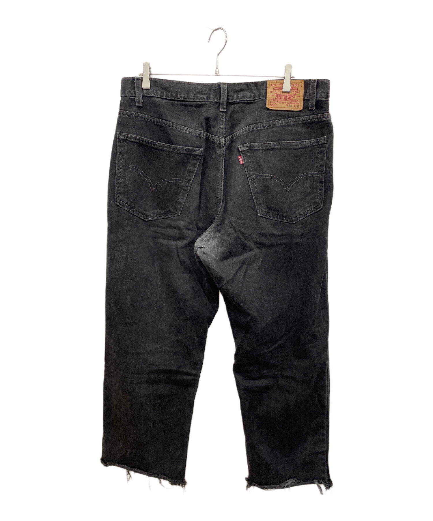 Levi's 501 ブラックデニムパンツ W38 L32 中古・古着通販】LEVI'S (リーバイス) デニムパンツ ブラック サイズ