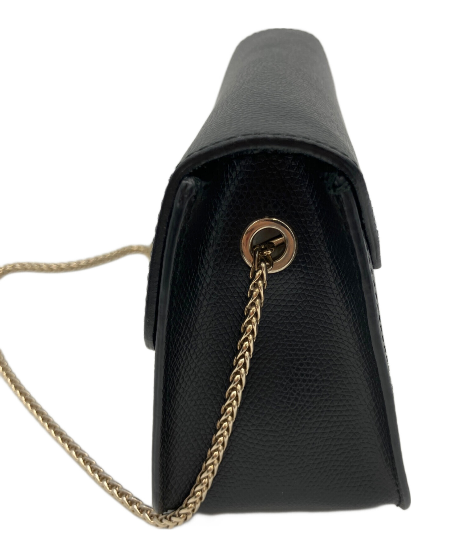 中古・古着通販】FURLA (フルラ) チェーンショルダーバッグ ブラック