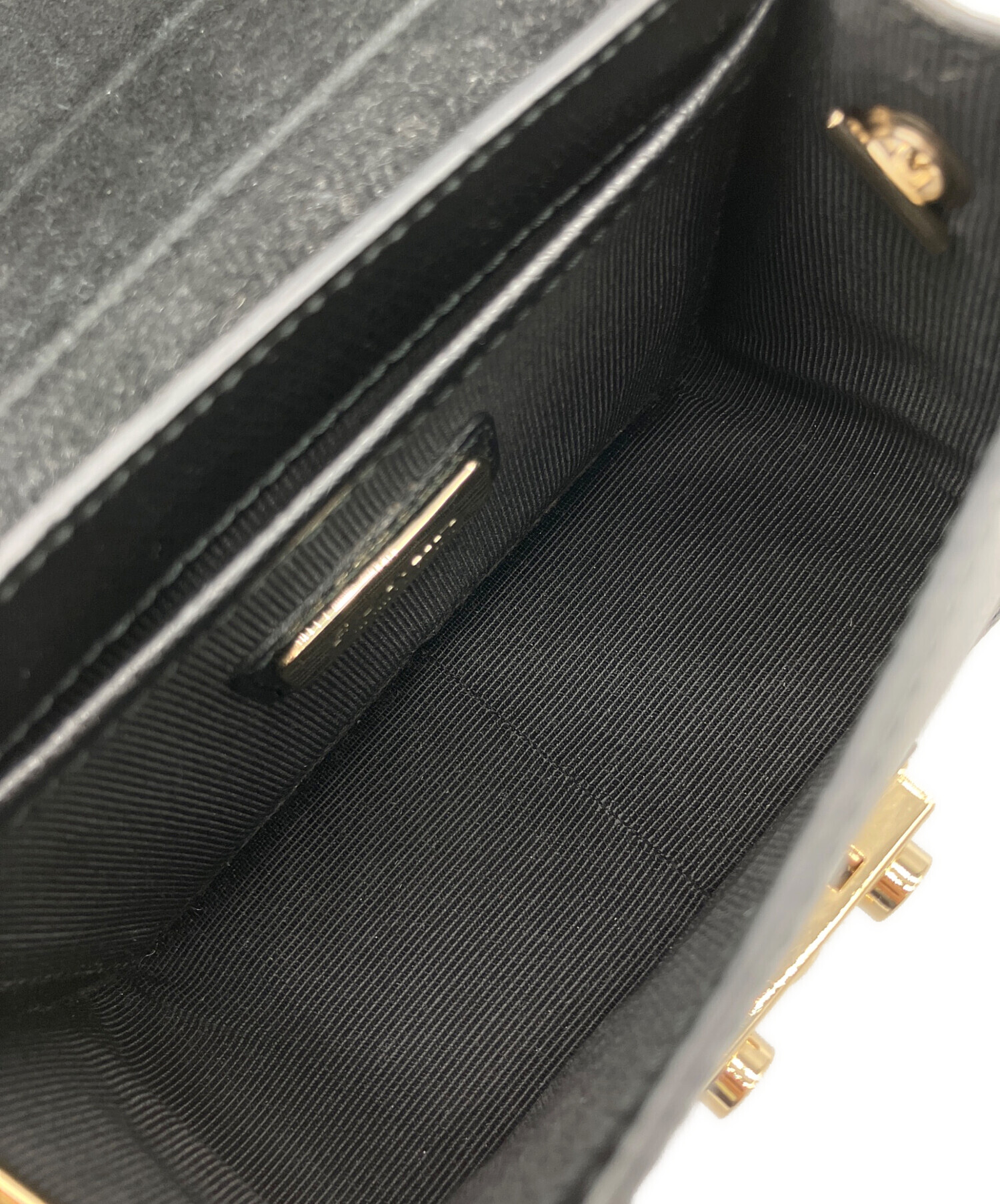 中古・古着通販】FURLA (フルラ) チェーンショルダーバッグ ブラック