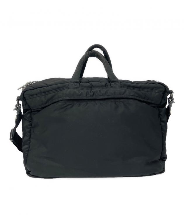 PORTER タンカー 2WAY ビジネスバッグ ブラック ブリーフケース A4収納