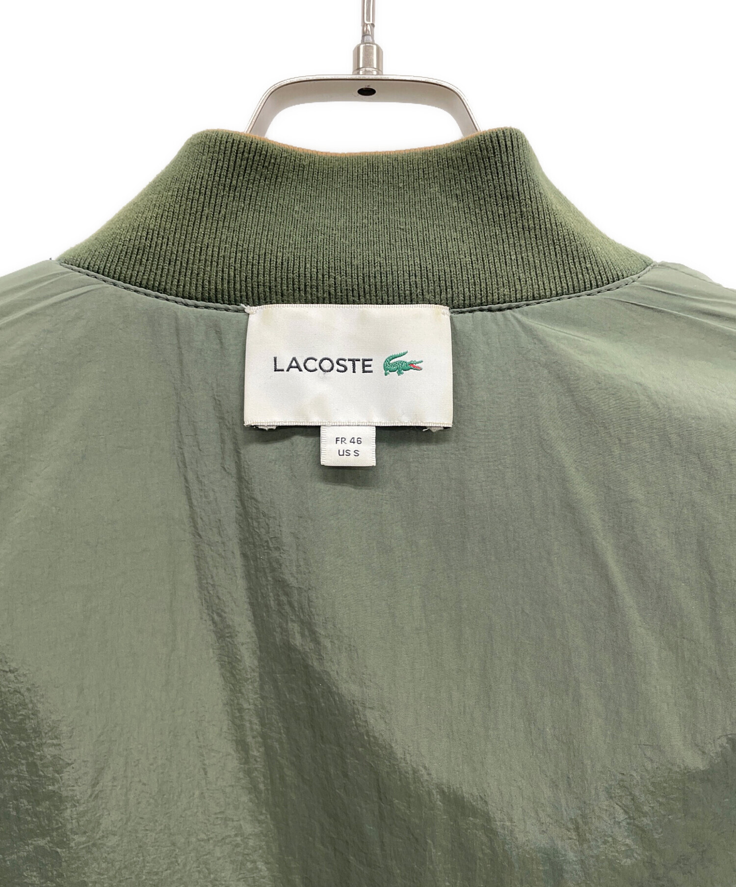 中古・古着通販】LACOSTE (ラコステ) リバーシブルボンバージャケット 