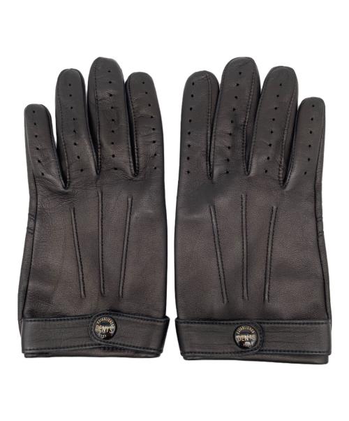 DENTS レザー手袋　新品未使用 中古・古着通販】Dents (デンツ) レザーグローブ ブラック｜ブランド