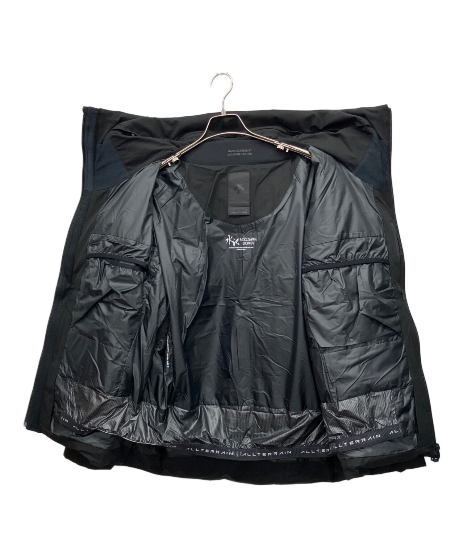 中古・古着通販】DESCENTE (デサント) ダウンジャケット ブラック 