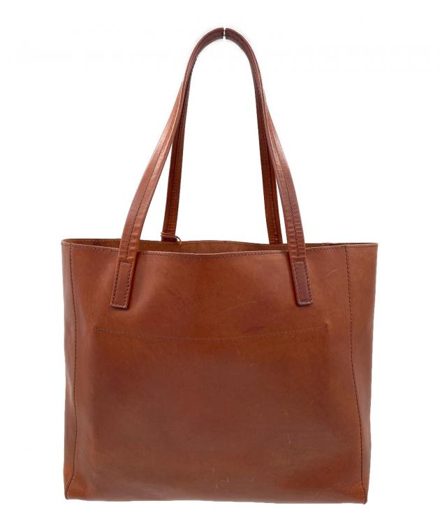 中古・古着通販】genten (ゲンテン) レザートートバッグ ブラウン