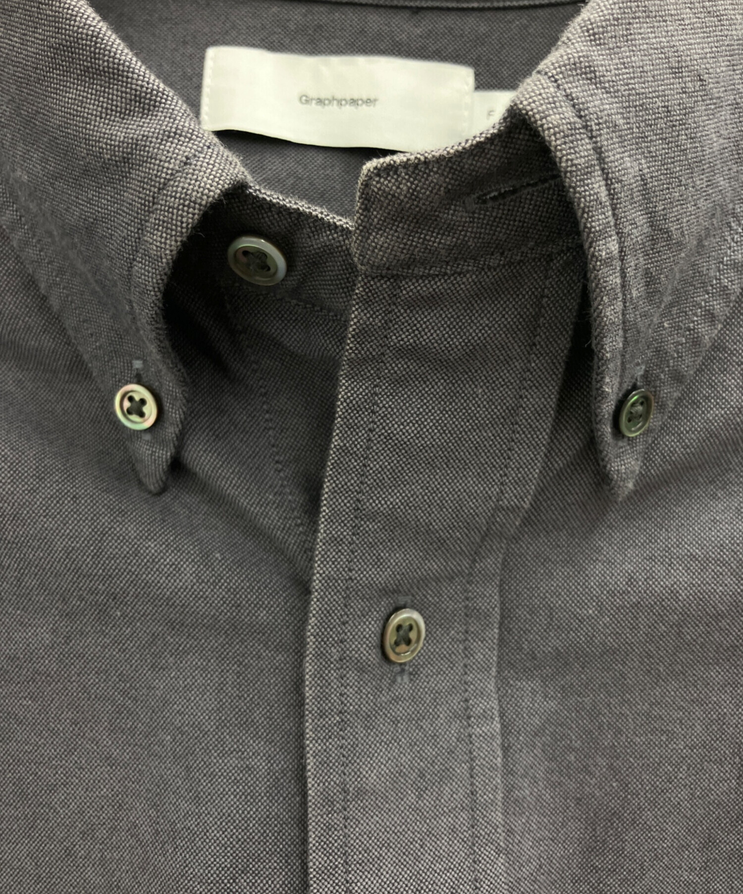 中古・古着通販】Graphpaper (グラフペーパー) 長袖シャツ グレー
