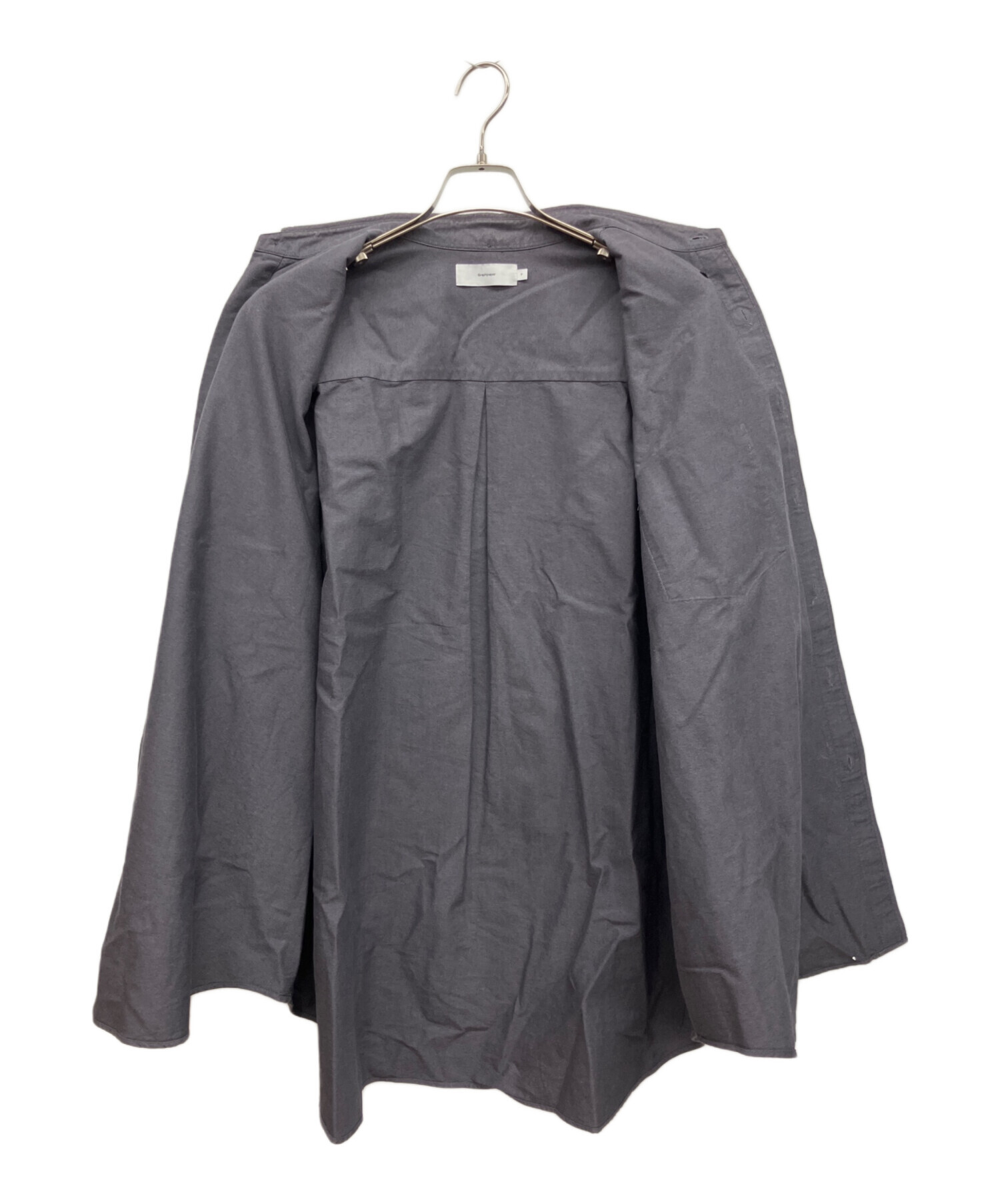 中古・古着通販】Graphpaper (グラフペーパー) 長袖シャツ グレー