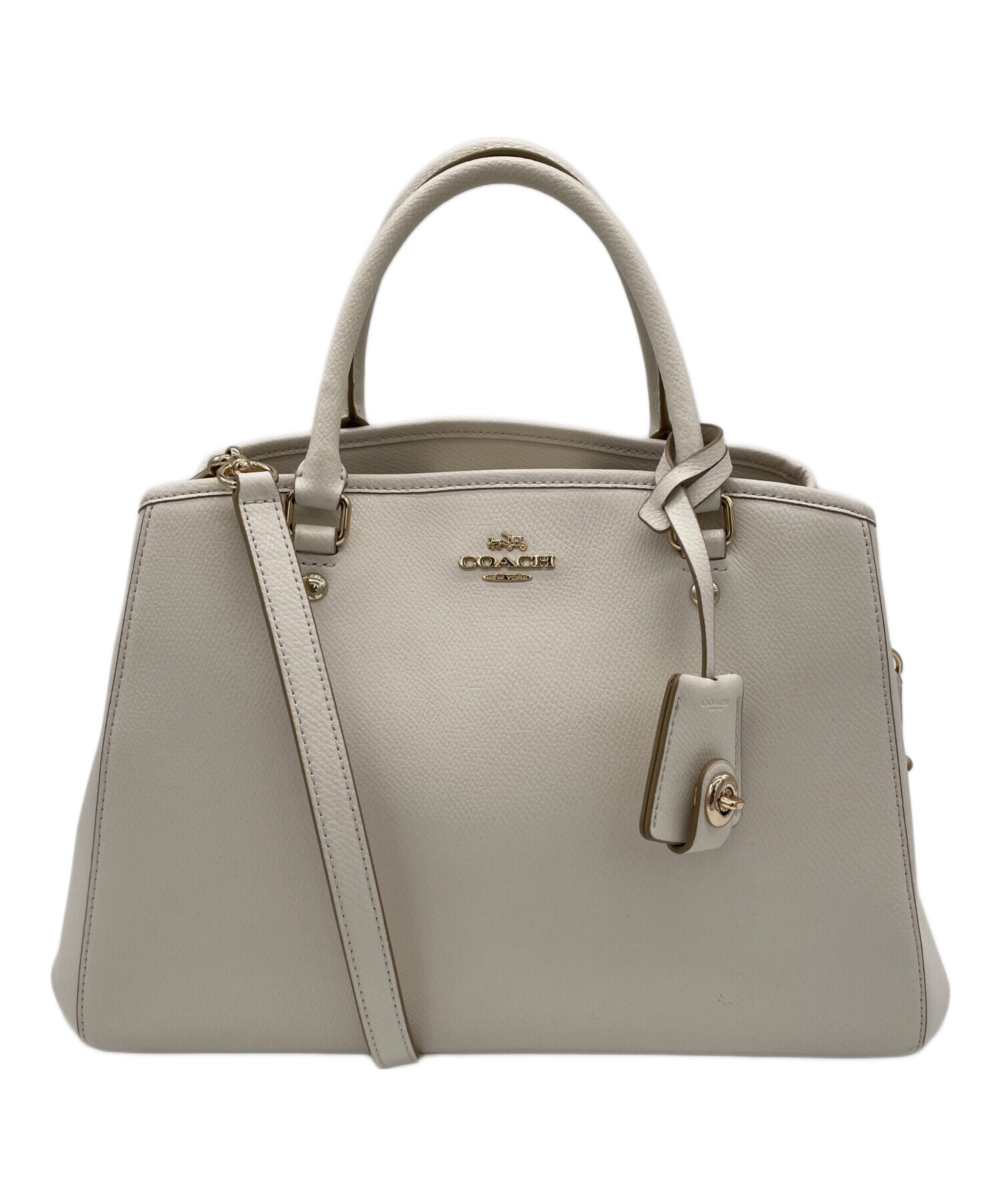 中古・古着通販】COACH (コーチ) 2WAYショルダーバッグ ホワイト