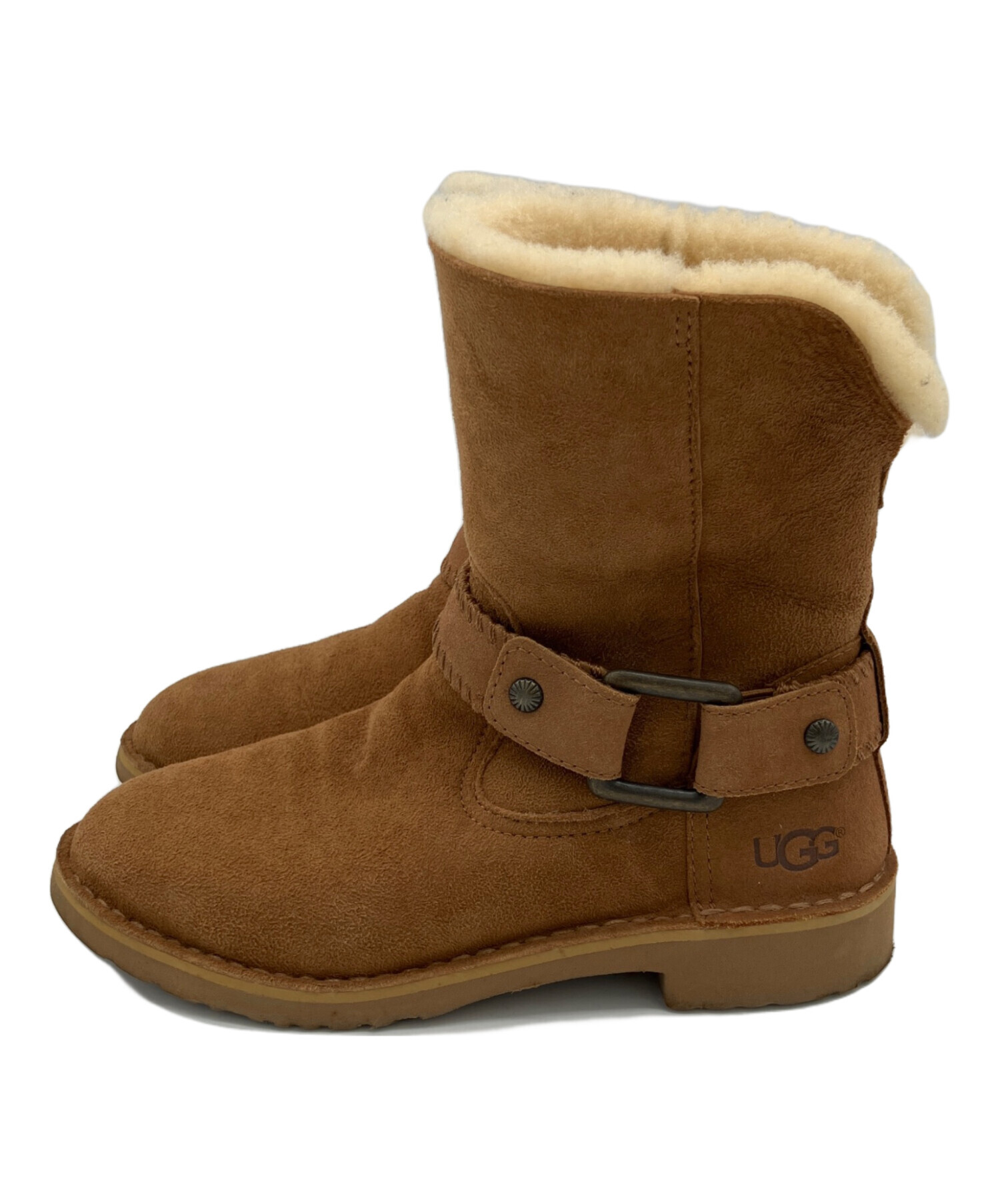 中古・古着通販】UGG (アグ) ムートンブーツ ブラウン サイズ:24cm 