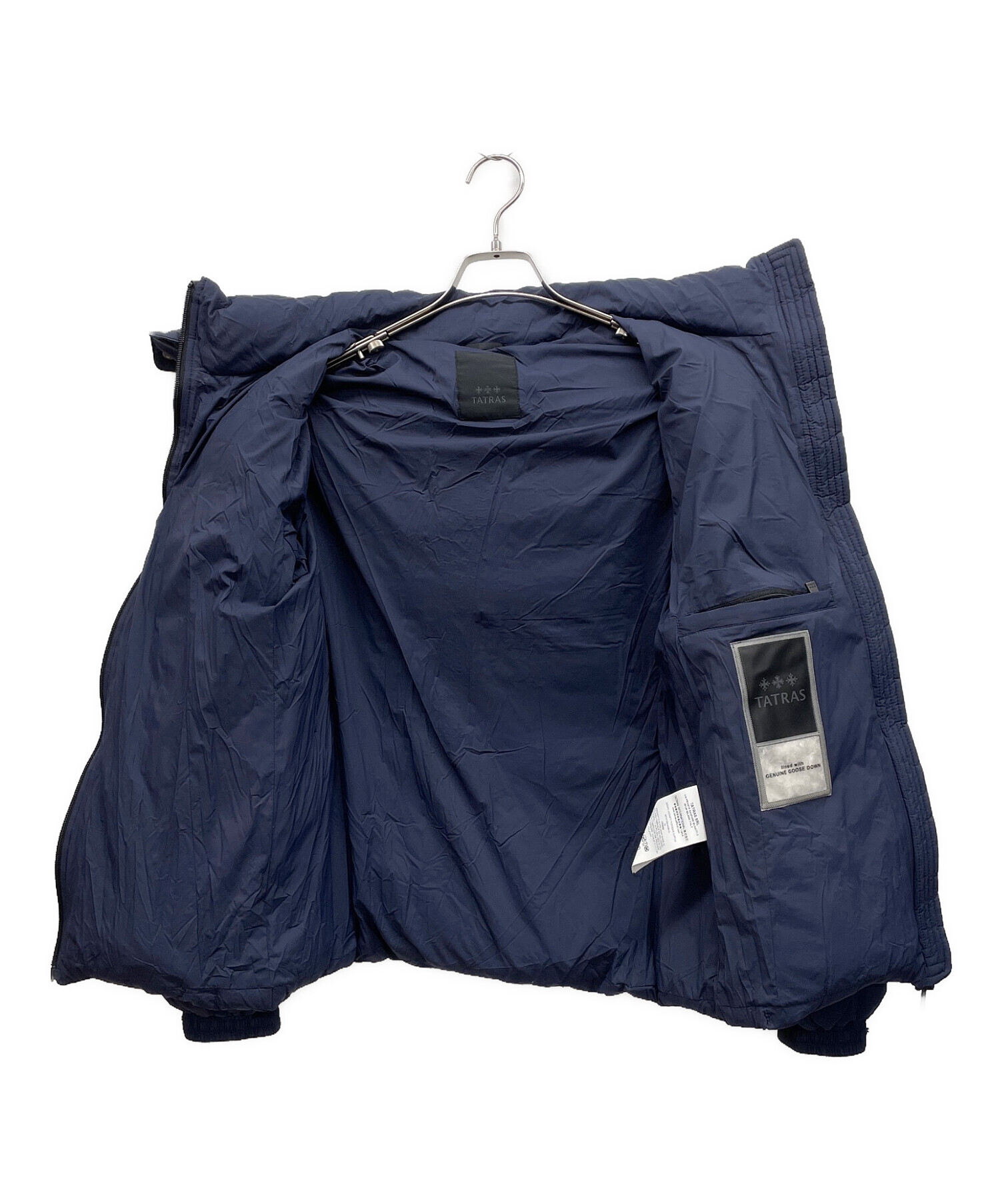 中古・古着通販】TATRAS (タトラス) ダウンジャケット ネイビー サイズ