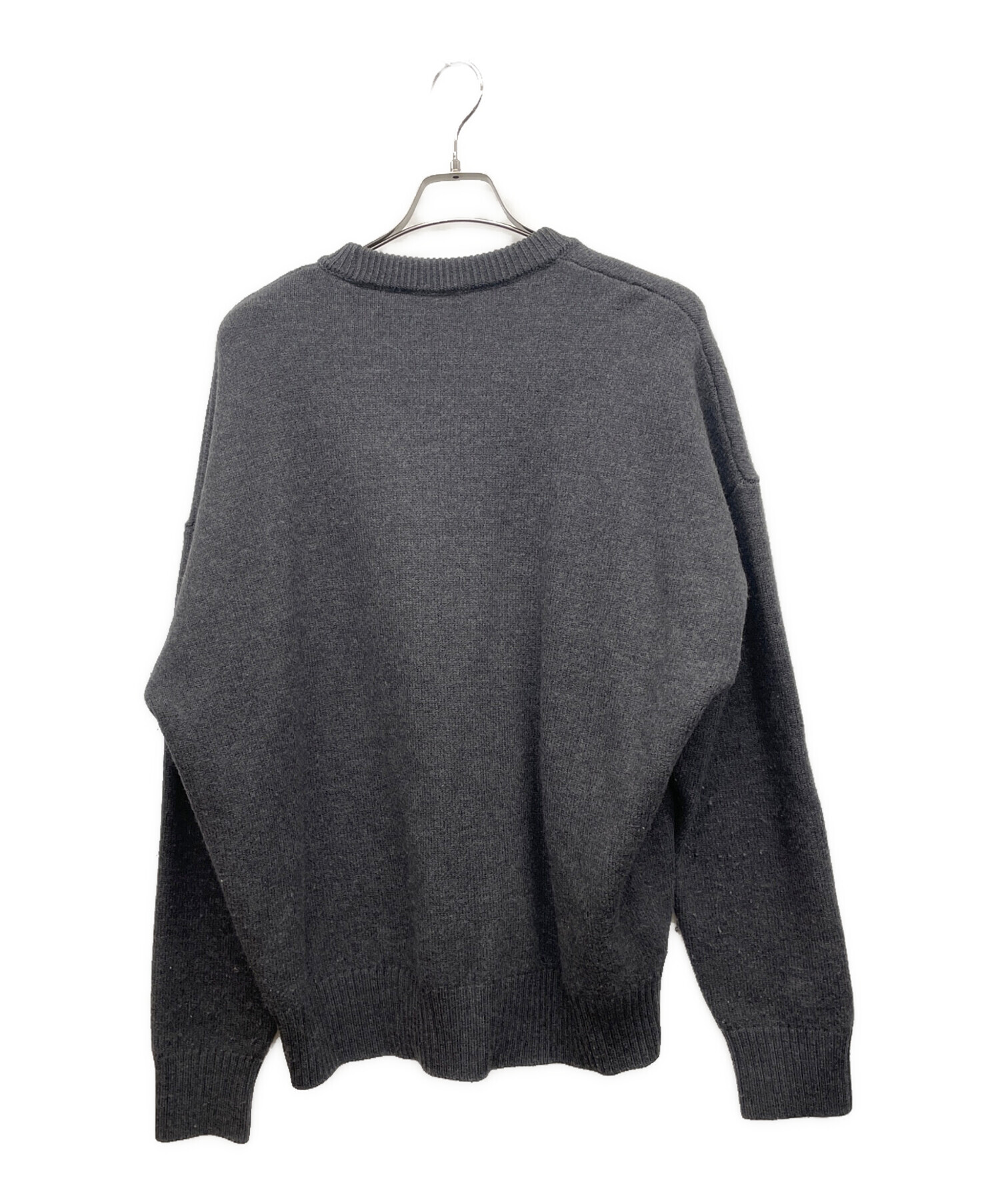 中古・古着通販】AMI PARIS (アミ パリス) ハートロゴニット グレー