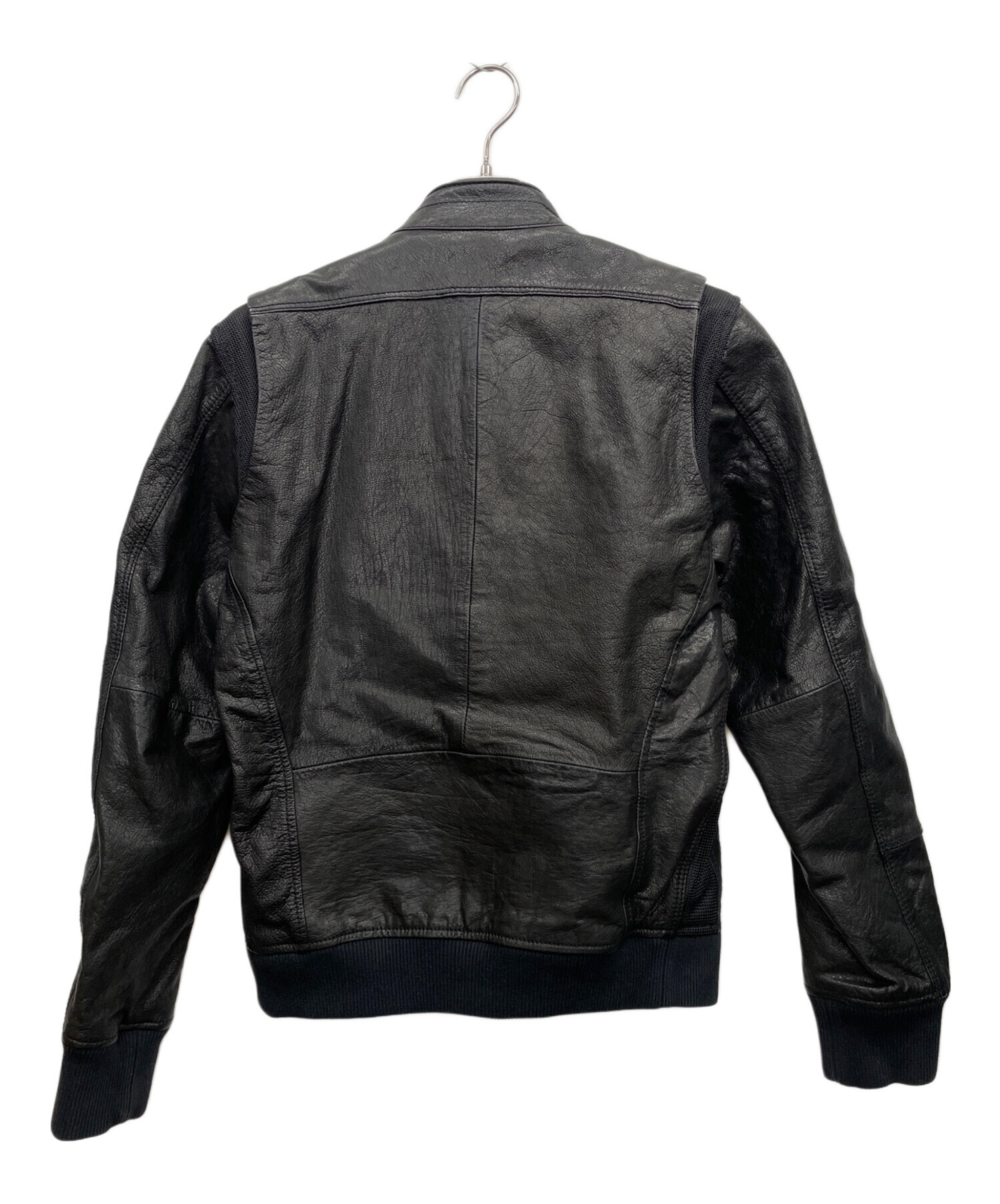 中古・古着通販】DIESEL (ディーゼル) シングルライダースジャケット 