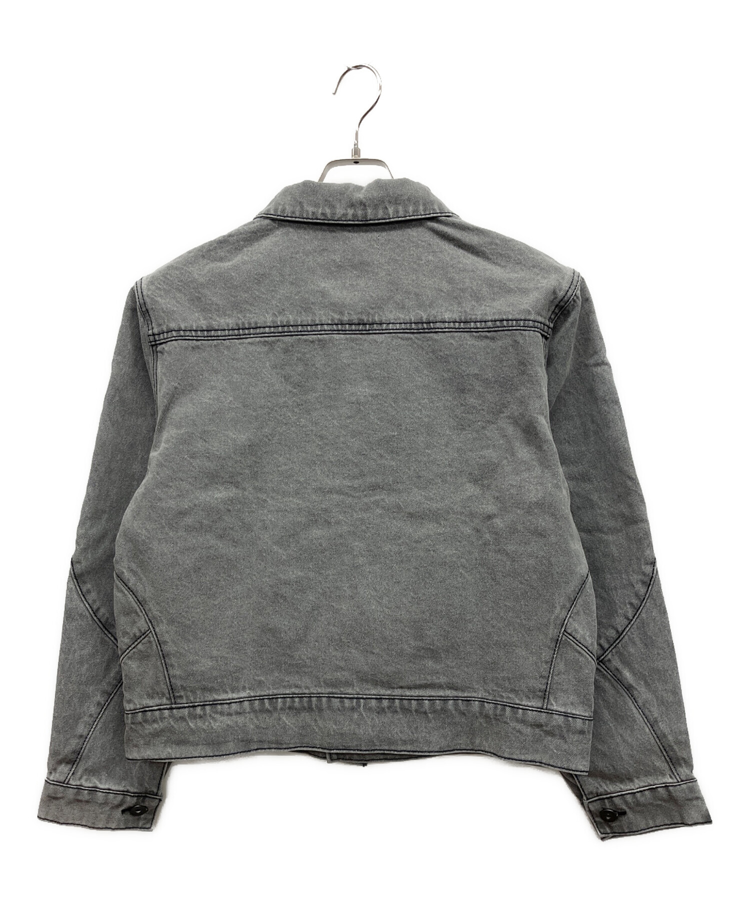 中古・古着通販】BLESS U (ブレスユー) BU denim jacket グレー サイズ 