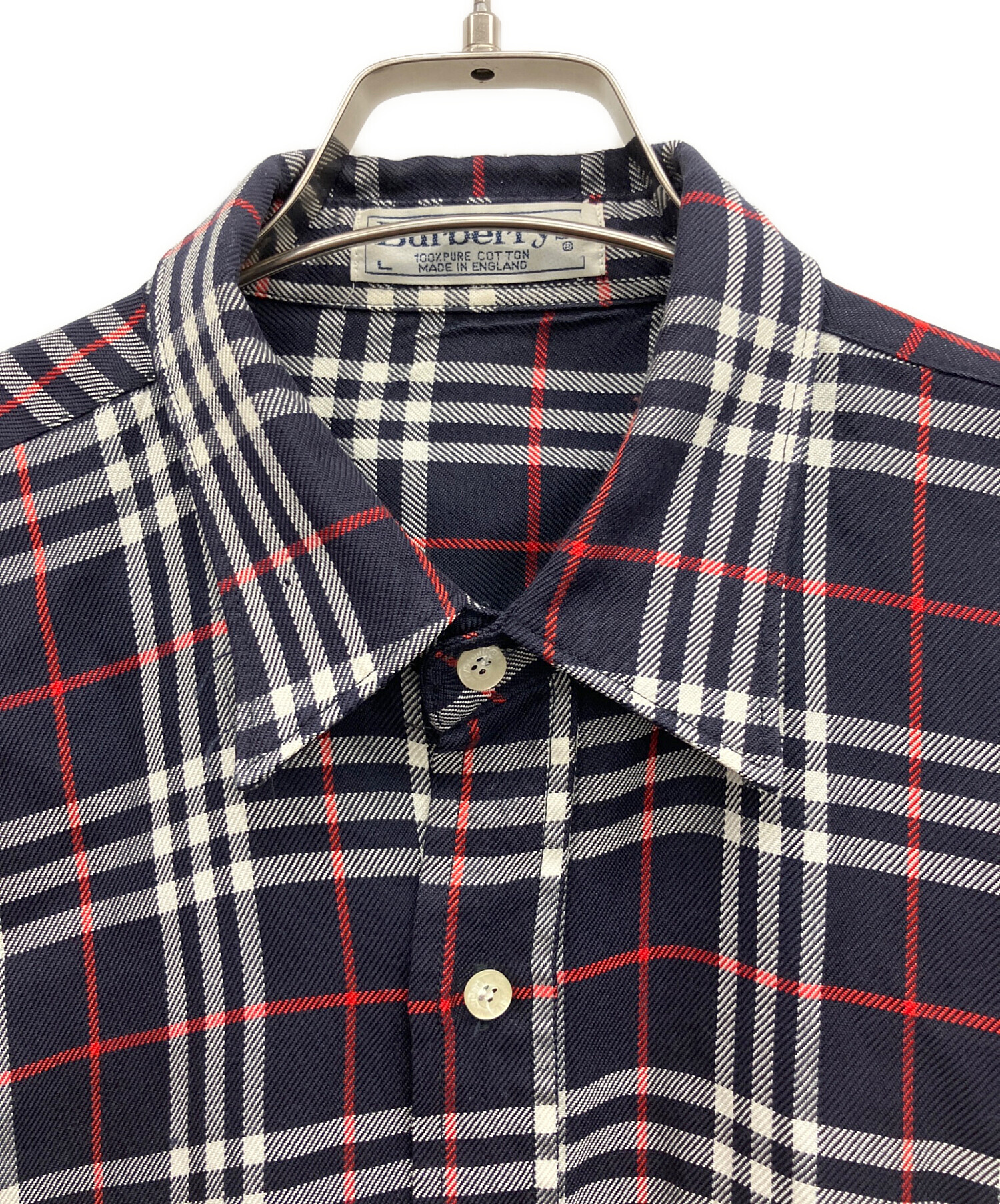 中古・古着通販】Burberry's (バーバリー) 長袖シャツ ブラック サイズ