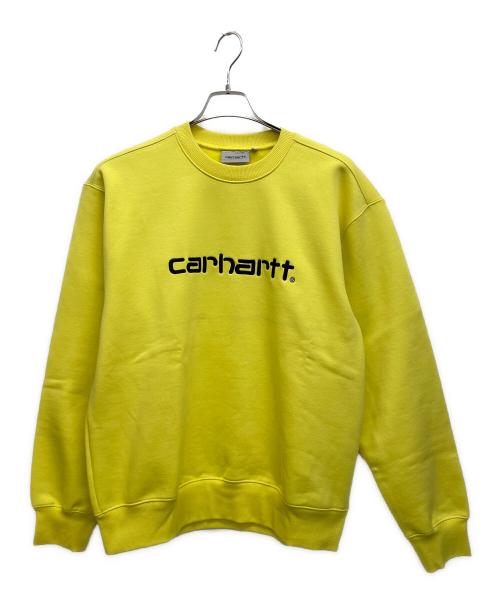 中古・古着通販】CarHartt (カーハート) スウェット イエロー サイズ:M