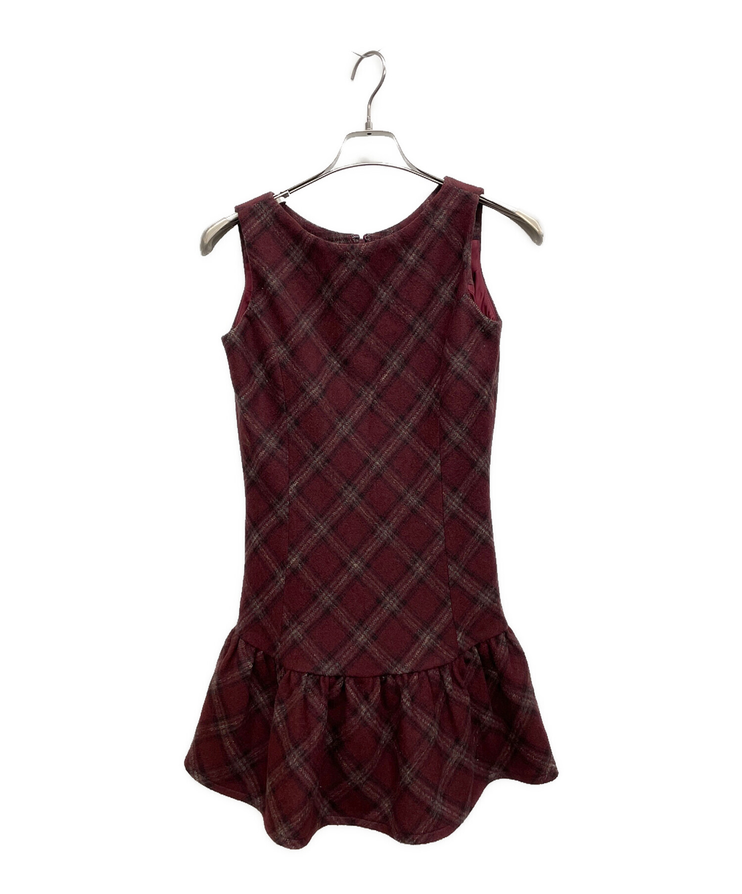 中古・古着通販】Darich (ダーリッチ) ノースリーブワンピース レッド