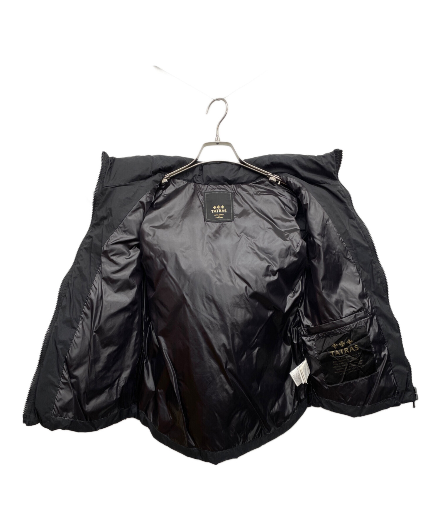 中古・古着通販】TATRAS (タトラス) ダウンベスト ブラック サイズ:02