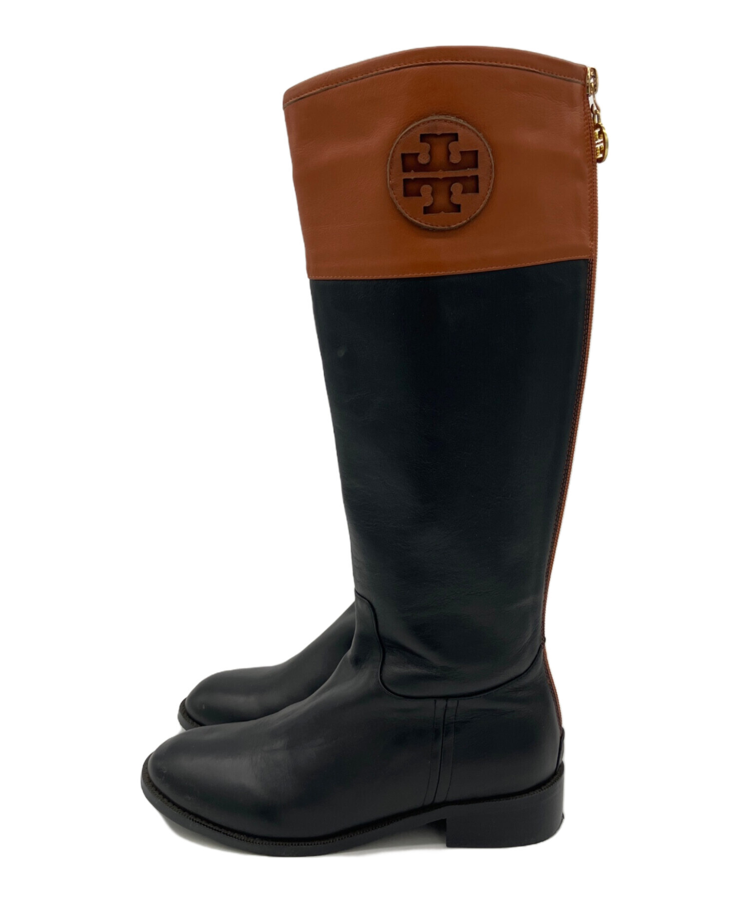 中古・古着通販】TORY BURCH (トリーバーチ) ロングブーツ ブラック 