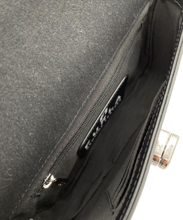 中古・古着通販】FURLA (フルラ) クラッチバッグ ブラック｜ブランド