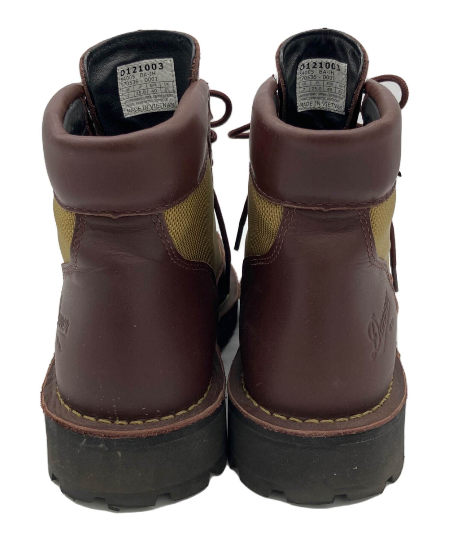 中古・古着通販】Danner (ダナー) ショートブーツ ブラウン サイズ